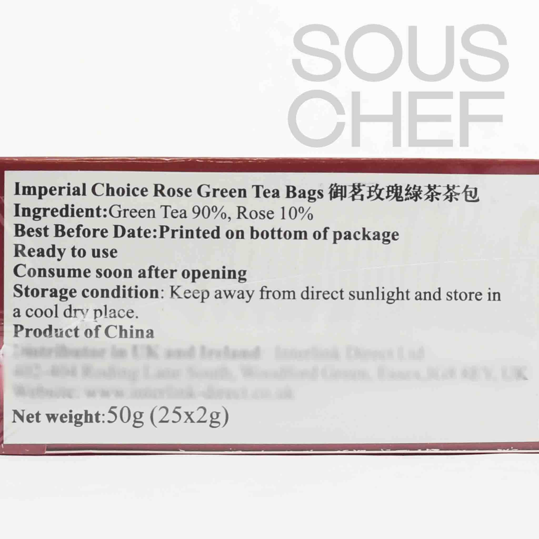 Premium Rose Green Tea, 25 Sachets - Image 2