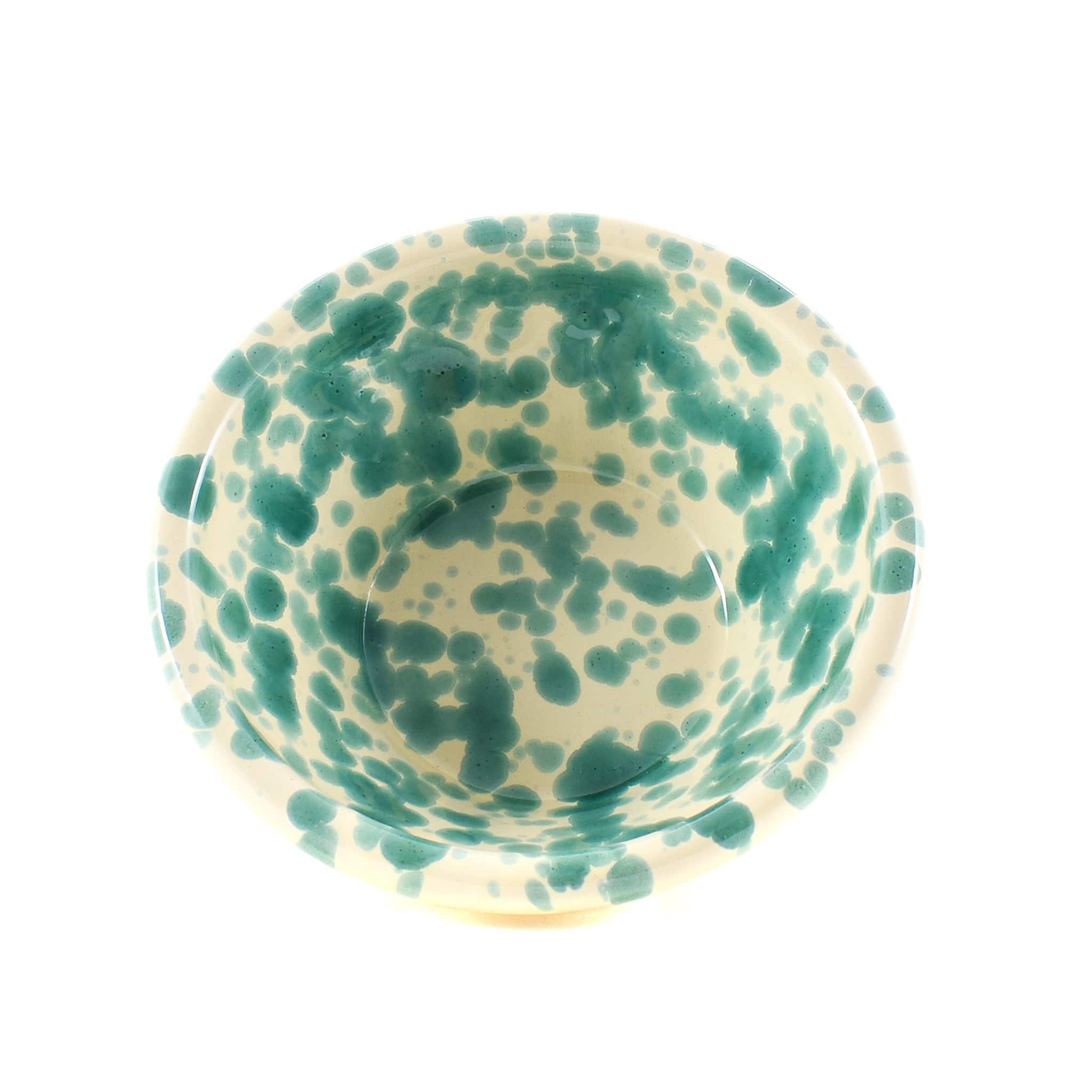 Puglia Aquamarine Splatter Bowl, 12cm - Image 3