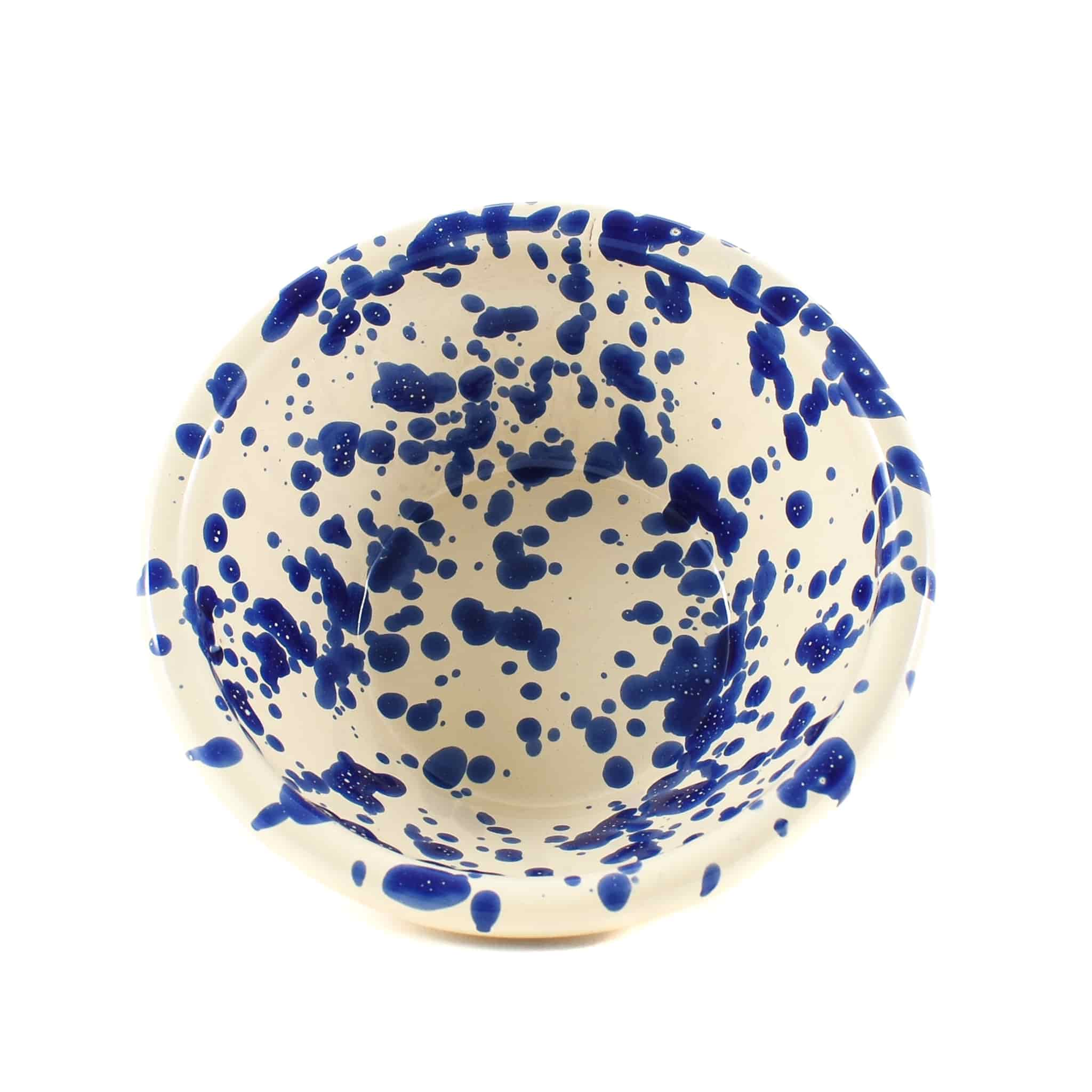 Puglia Blue Splatter Bowl, 12cm - Image 3