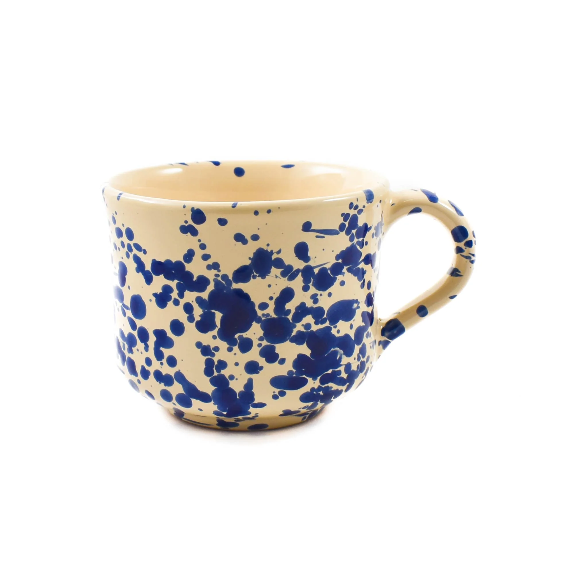 Puglia Blue Splatter Mug, 250ml