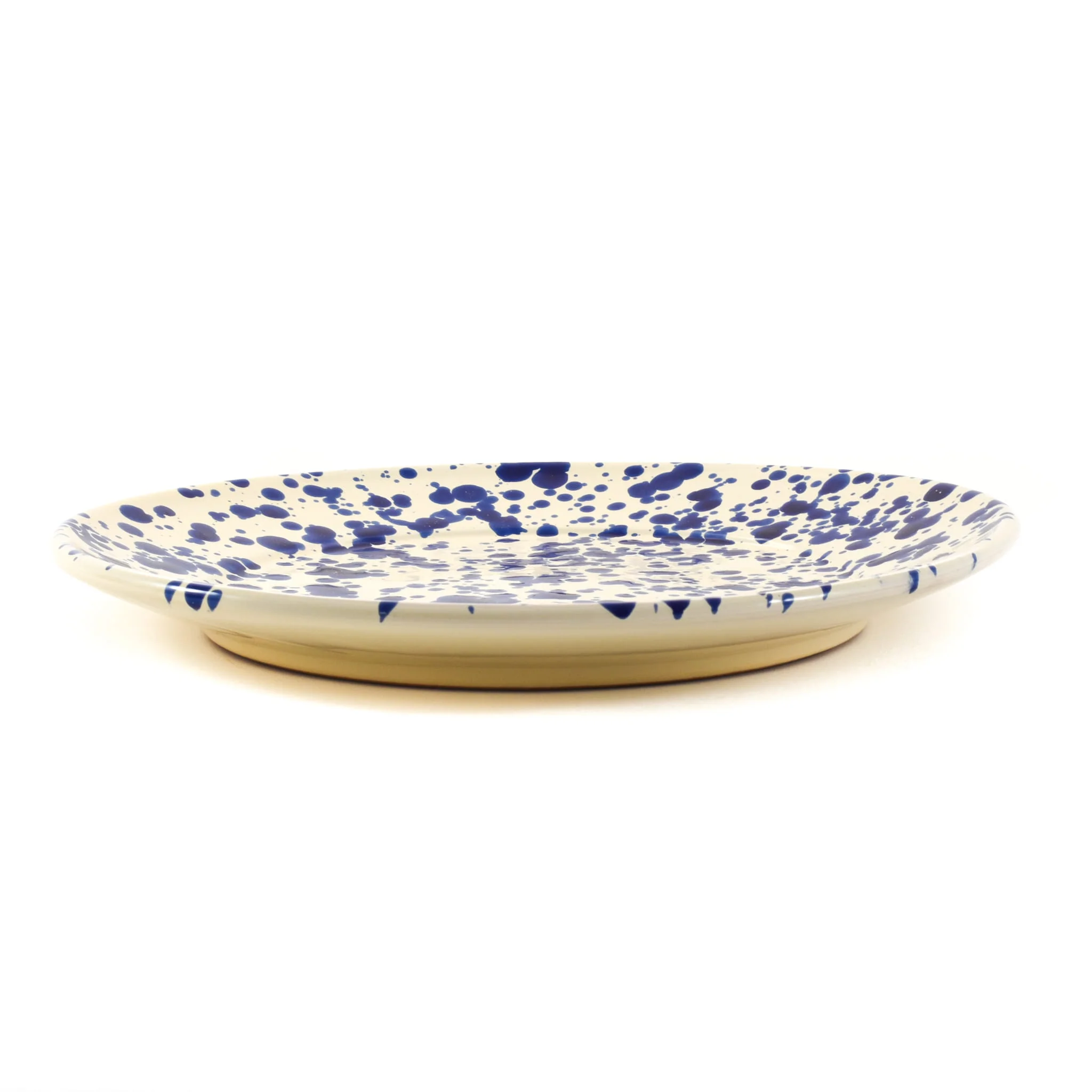 Puglia Blue Splatter Dinner Plate, 27cm - Image 2
