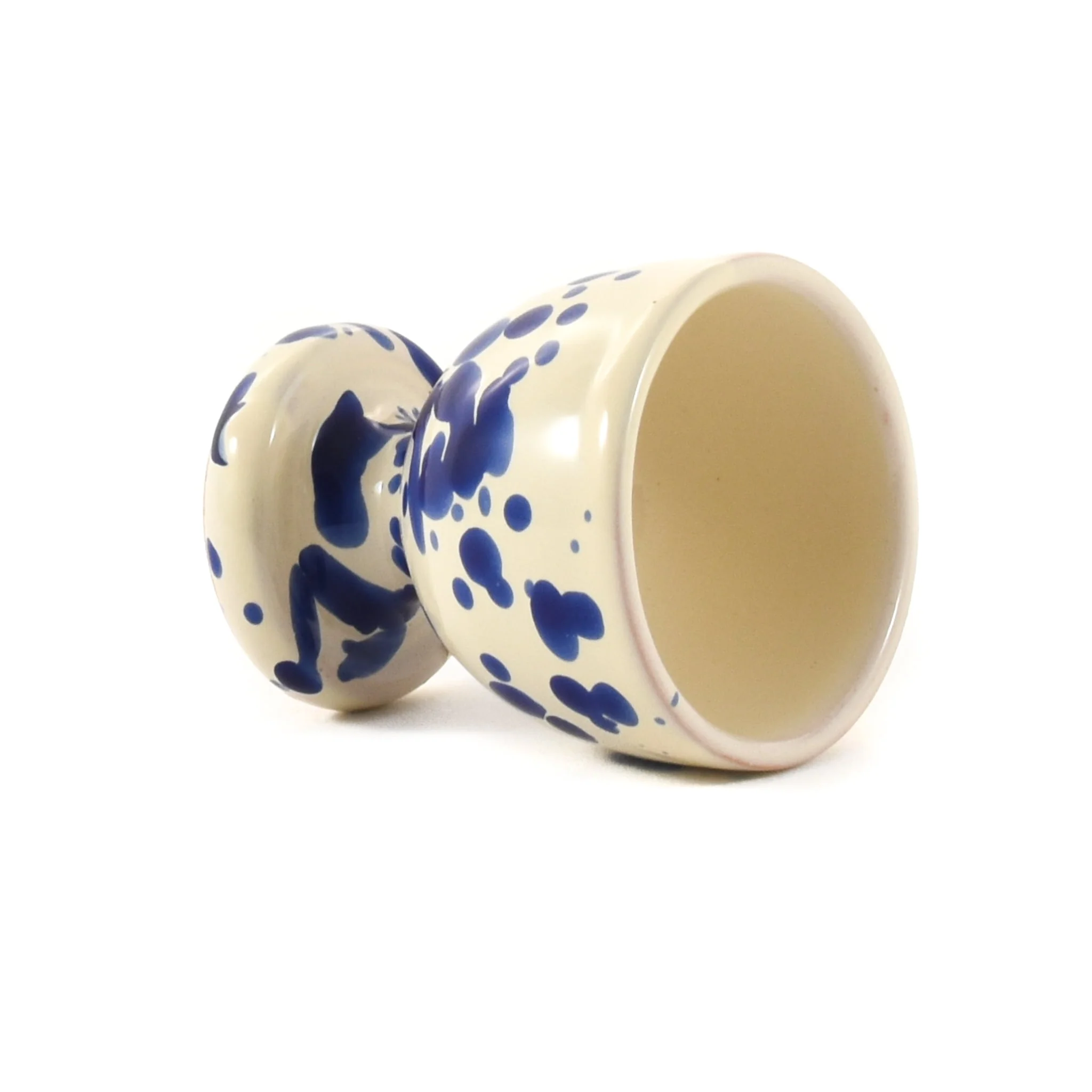 Puglia Blue Splatter Egg Cup - Image 2