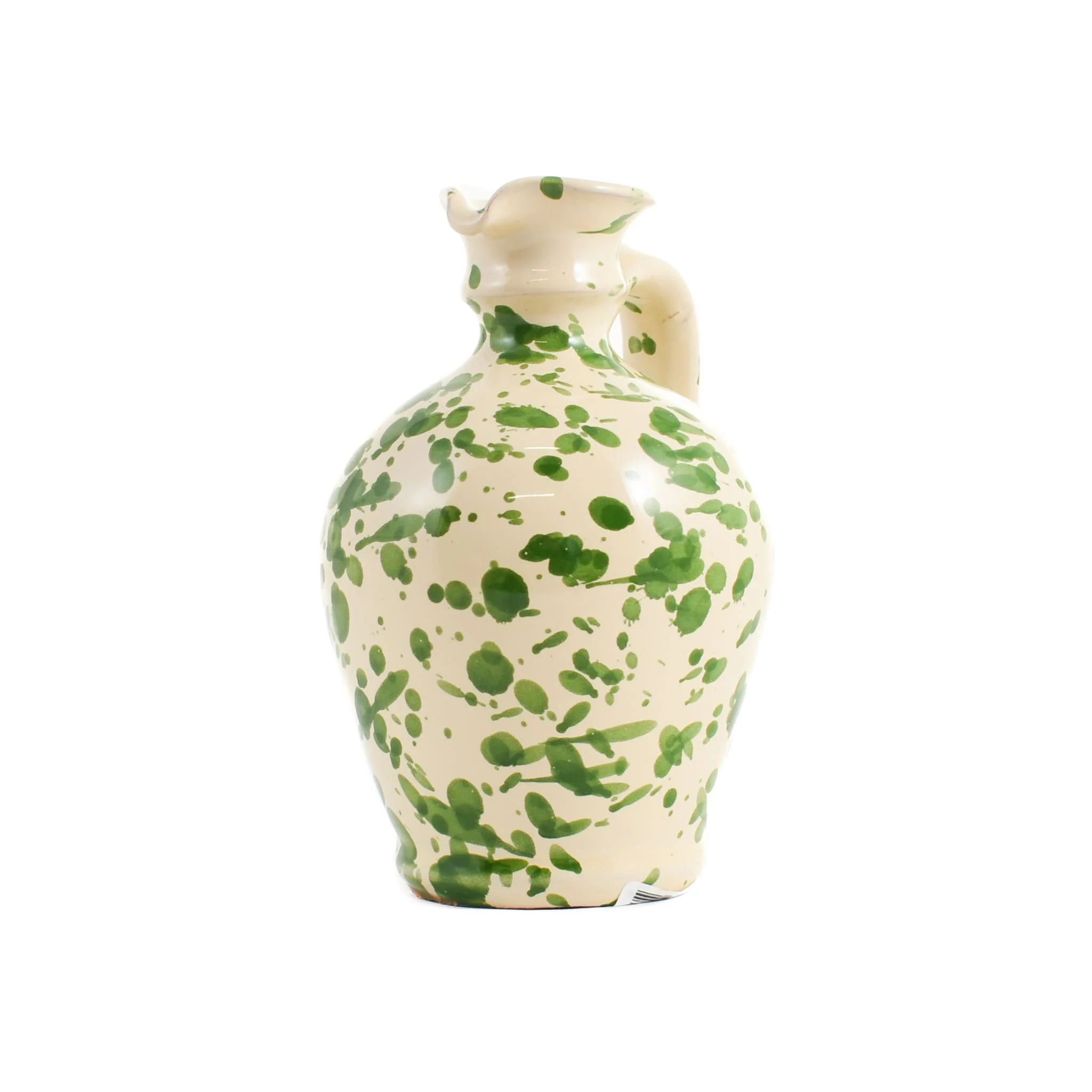 Puglia Green Splatter Oil Bottle, 250ml - Image 2