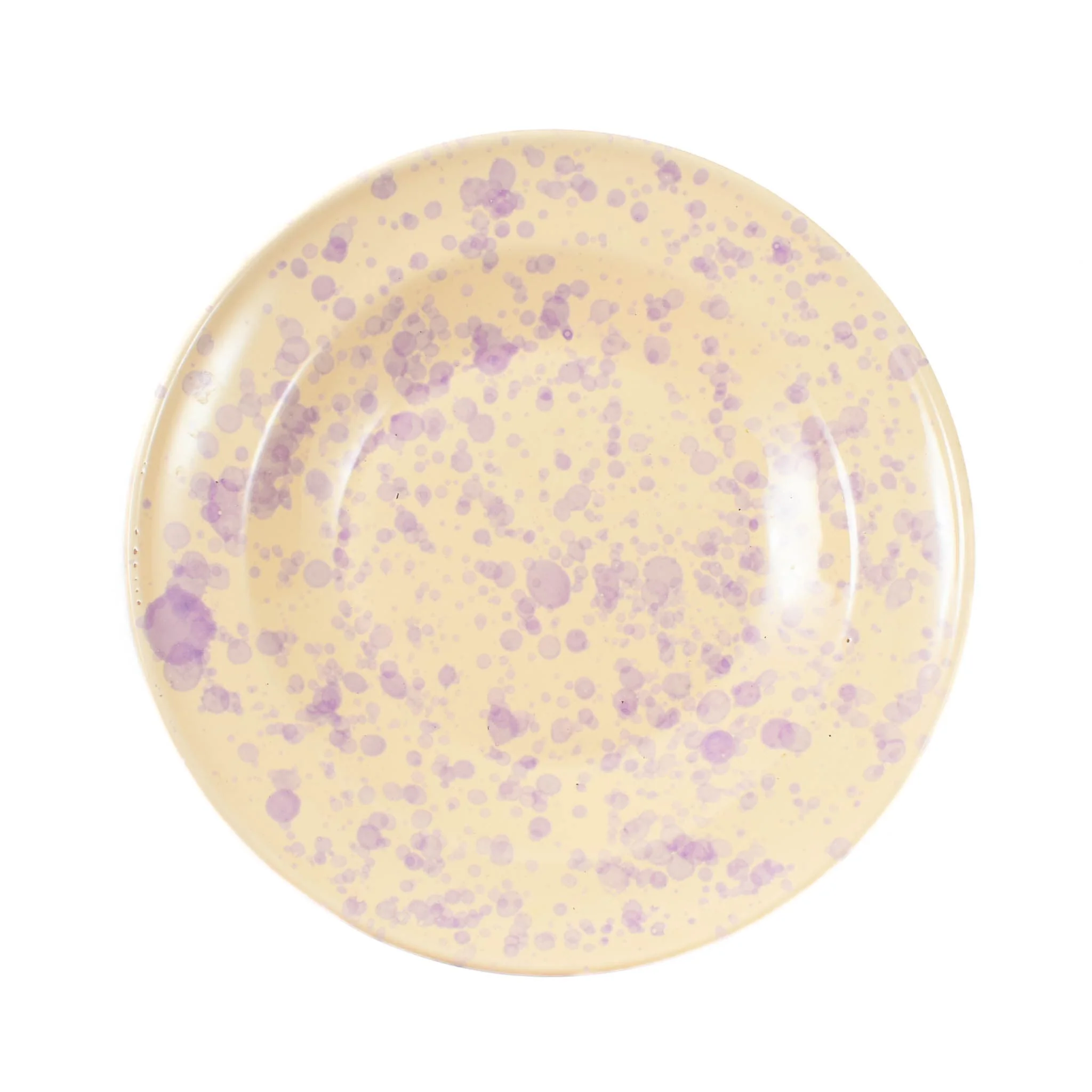 Puglia Lilac Splatter Pasta Bowl, 29cm - Image 2
