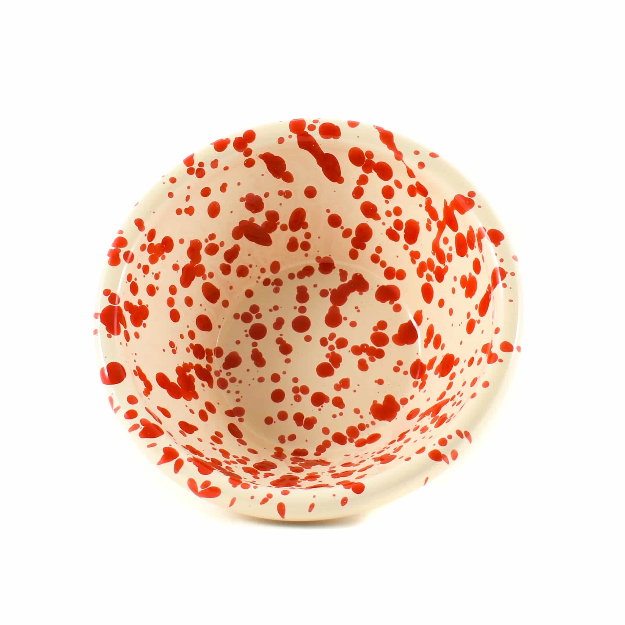 Puglia Red Splatter Bowl, 12cm - Image 3