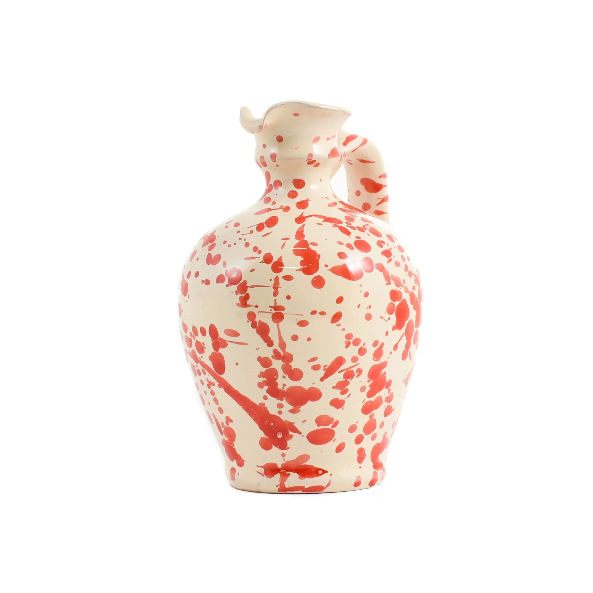 Puglia Red Splatter Oil Bottle, 250ml - Image 2