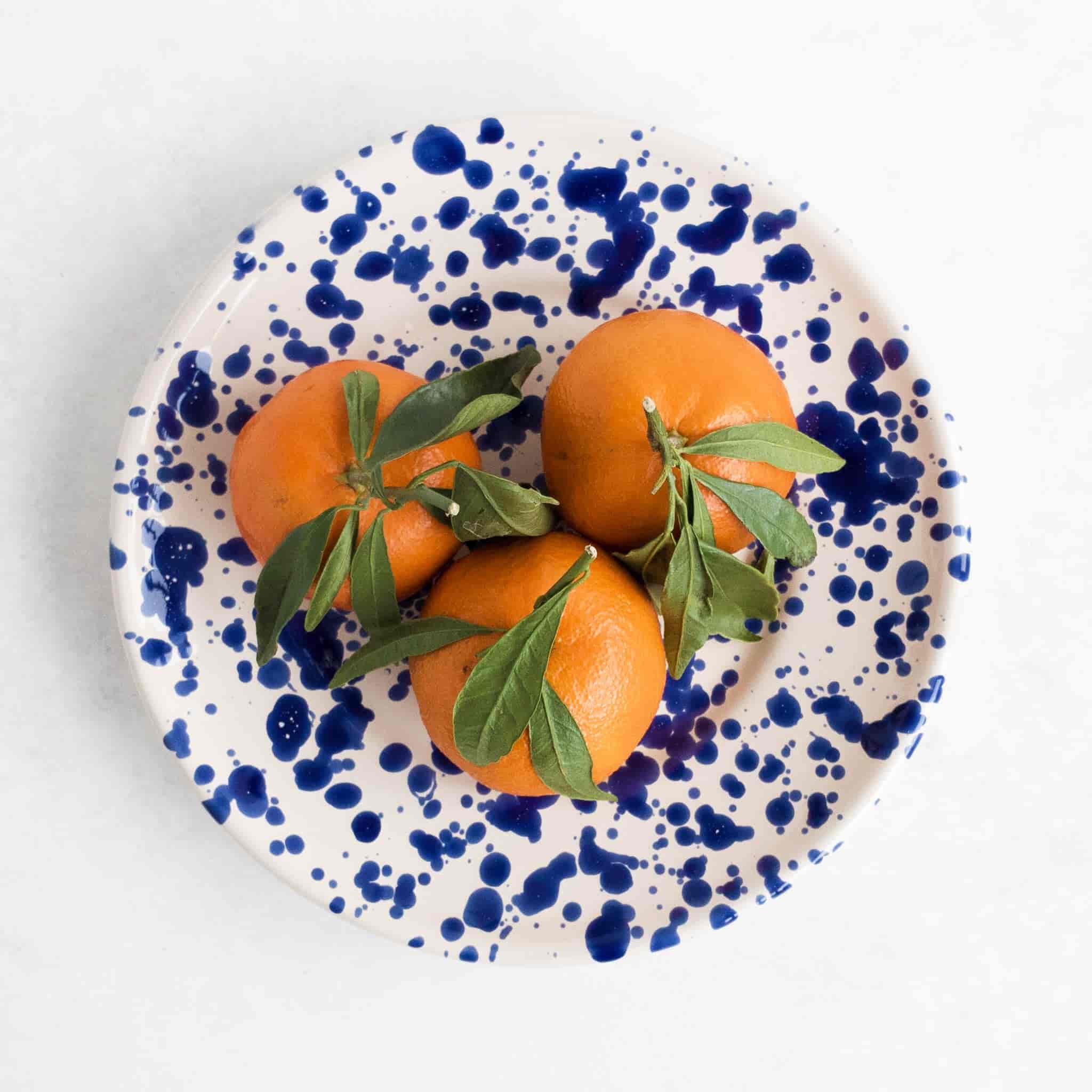 Puglia Blue Splatter Side Plate, 19cm - Image 3