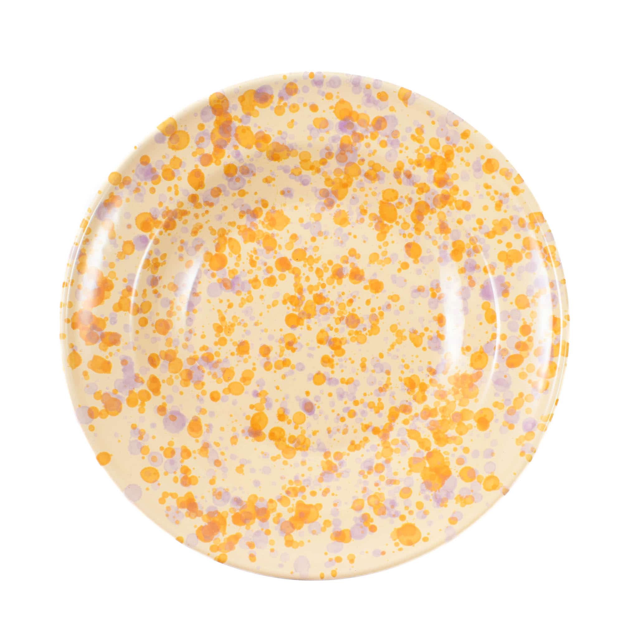 Puglia Lilac and Yellow Splatter Pasta Bowl, 29cm - Image 2