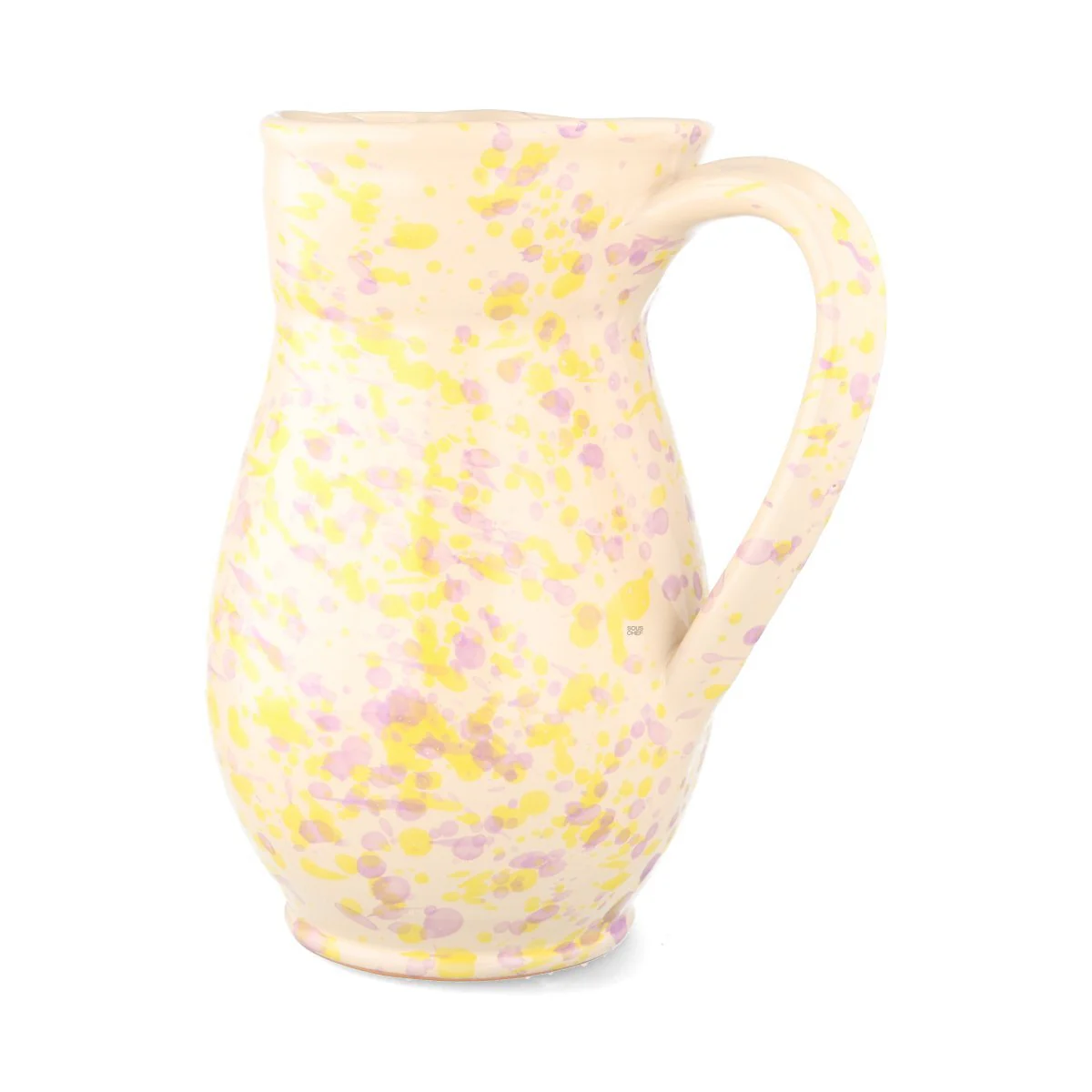 Puglia Lilac and Yellow Splatter Pitcher - Image 3