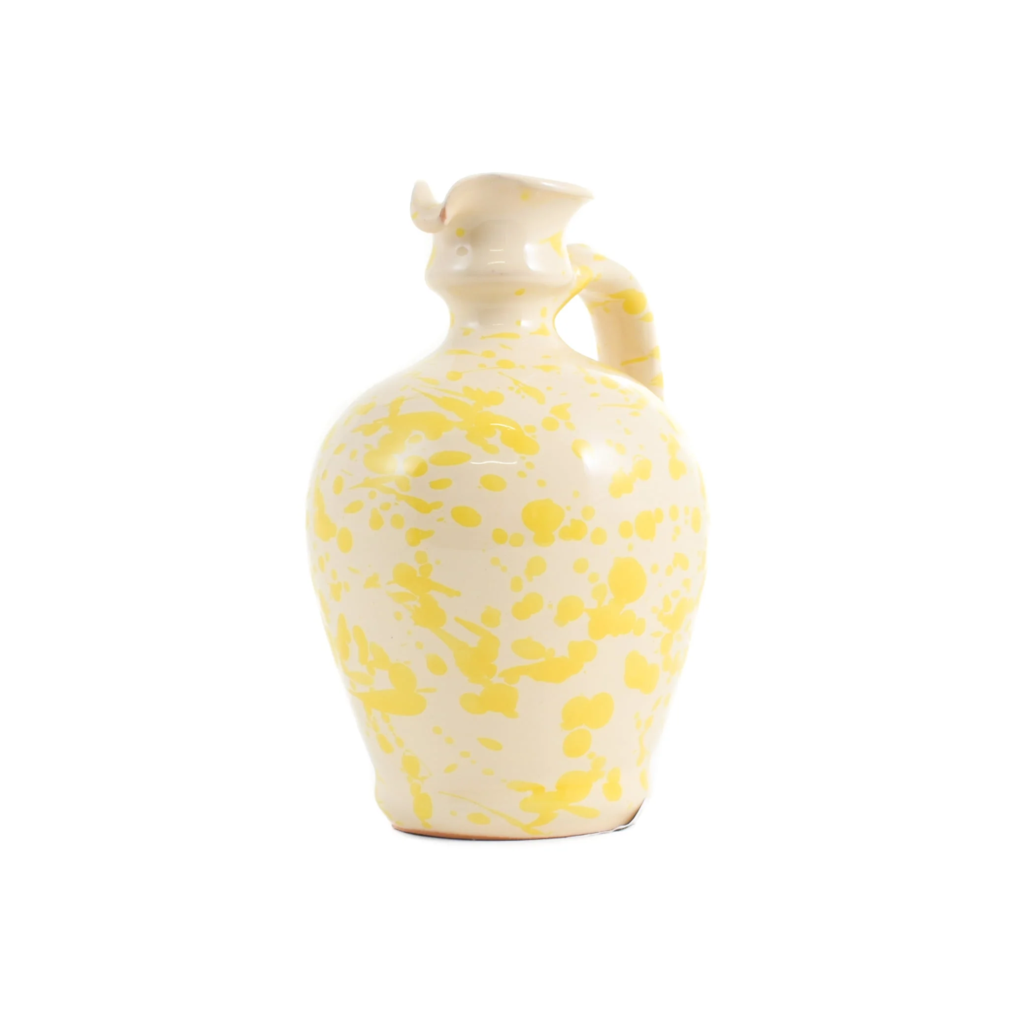 Puglia Yellow Splatter Oil Bottle, 250ml - Image 2