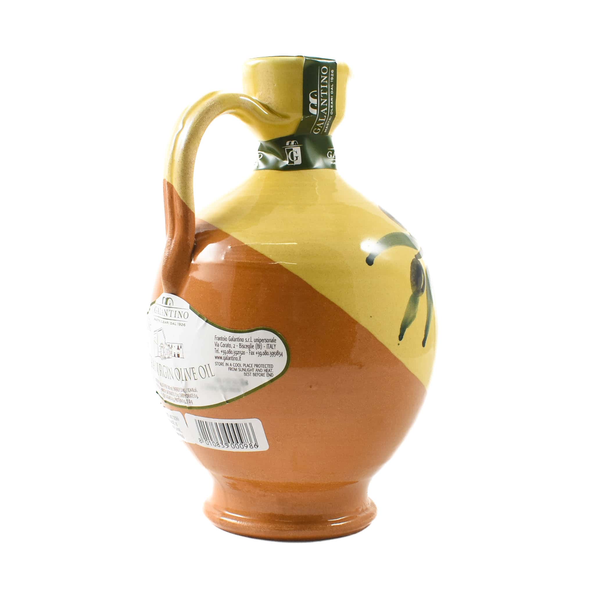 Puglian Extra Virgin Olive Oil in Brown Amphora Bottle, 500ml - Image 2