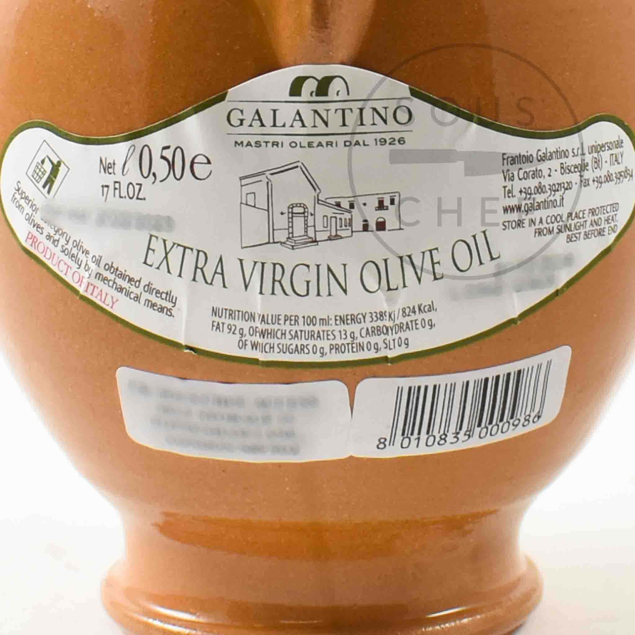 Puglian Extra Virgin Olive Oil in Brown Amphora Bottle, 500ml - Image 3