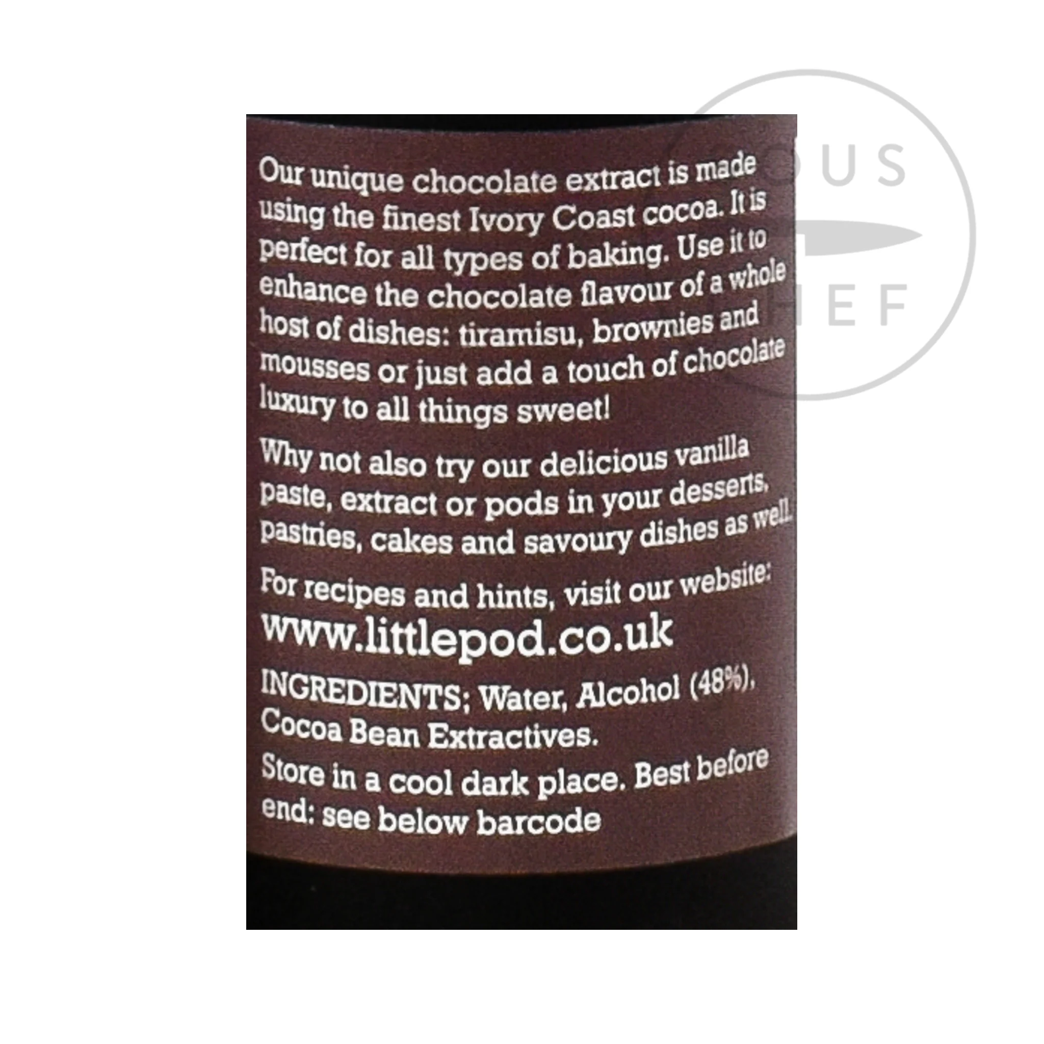 Littlepod Pure Chocolate Extract, 100ml - Image 3