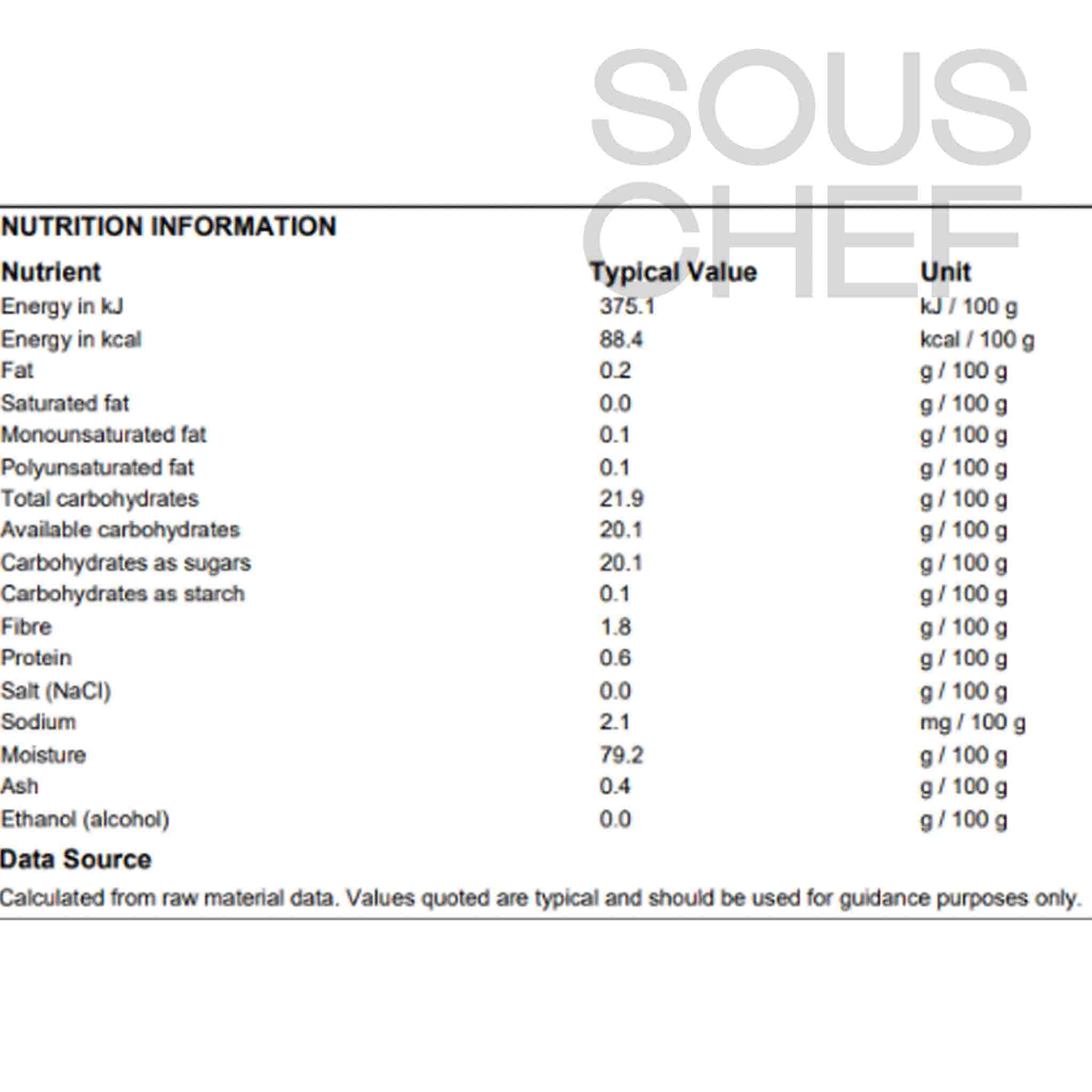 Ravifruit White Peach Puree, 1 Litre - Image 3