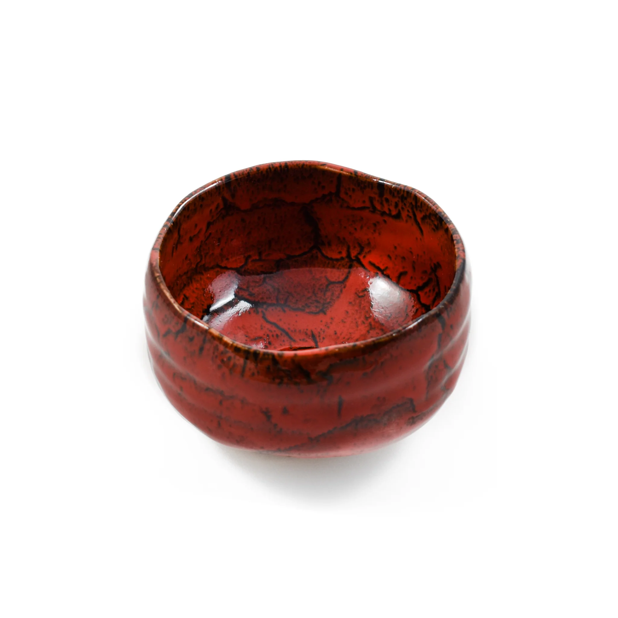 Red Fire Matcha Bowl, 11.7cm - Image 2