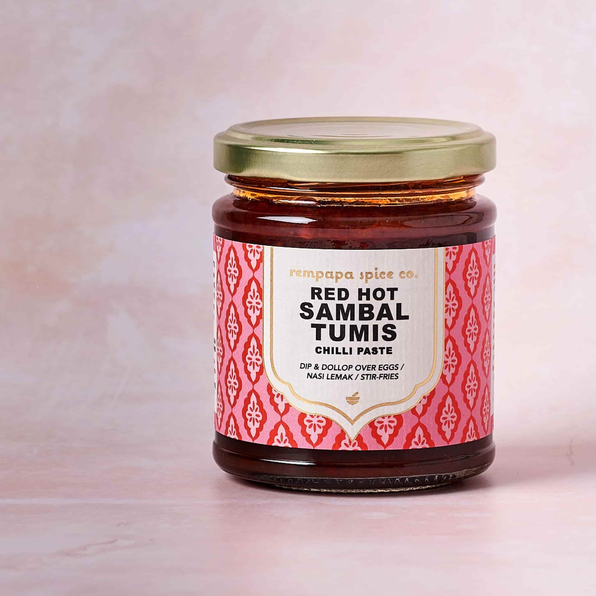 Rempapa Red Hot Sambal Tumis, 180g - Image 2