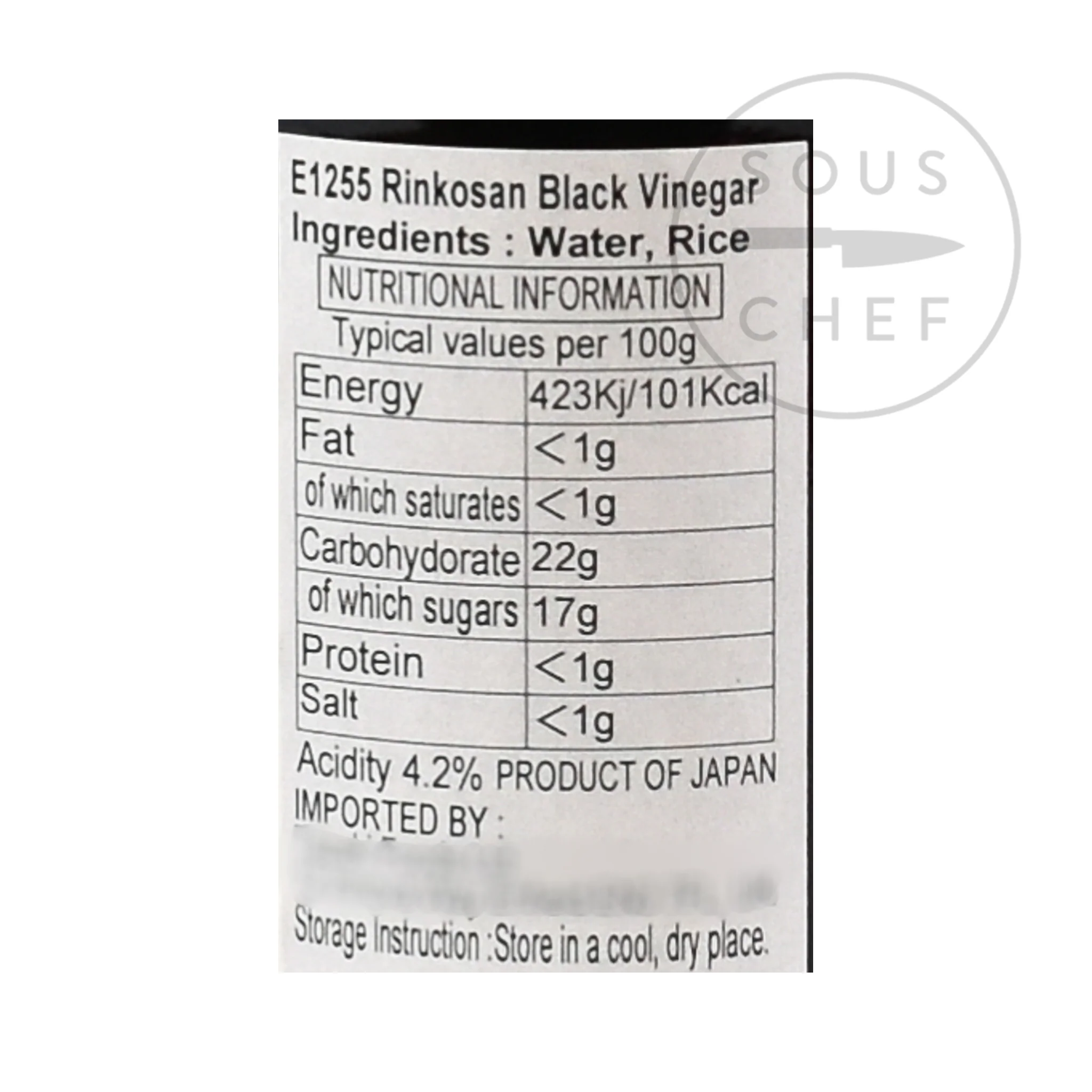 Rinkosan Black Vinegar, 360ml - Image 3