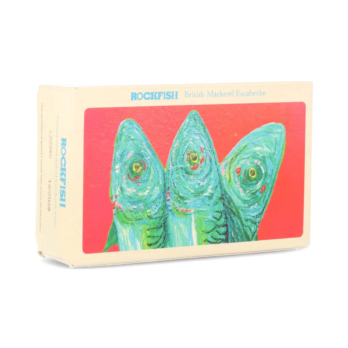 Rockfish Tinned British Mackerel Escabeche, 120g