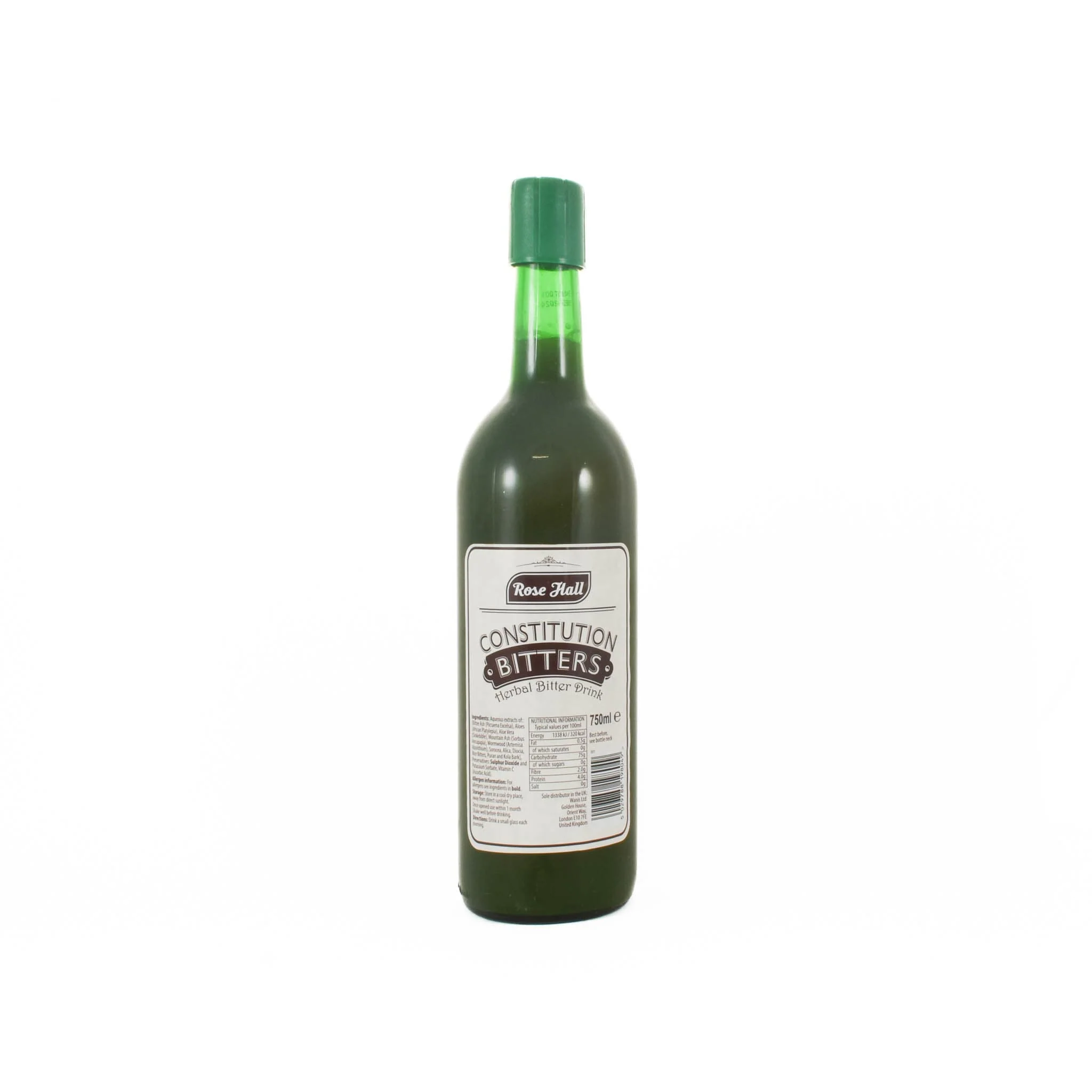 Rose Hall Constitution Bitters, 750ml