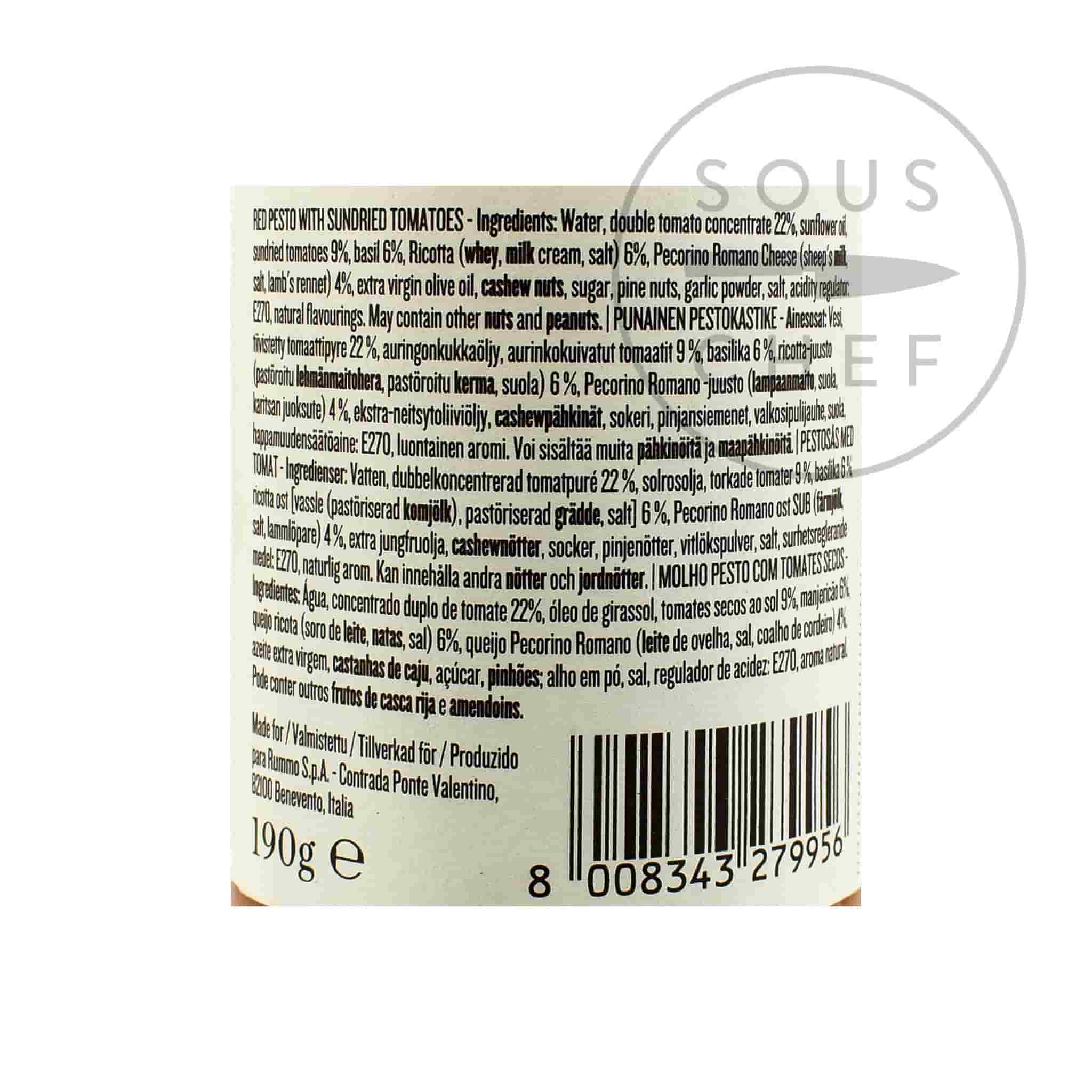 Rummo Red Pesto, 190g - Image 2