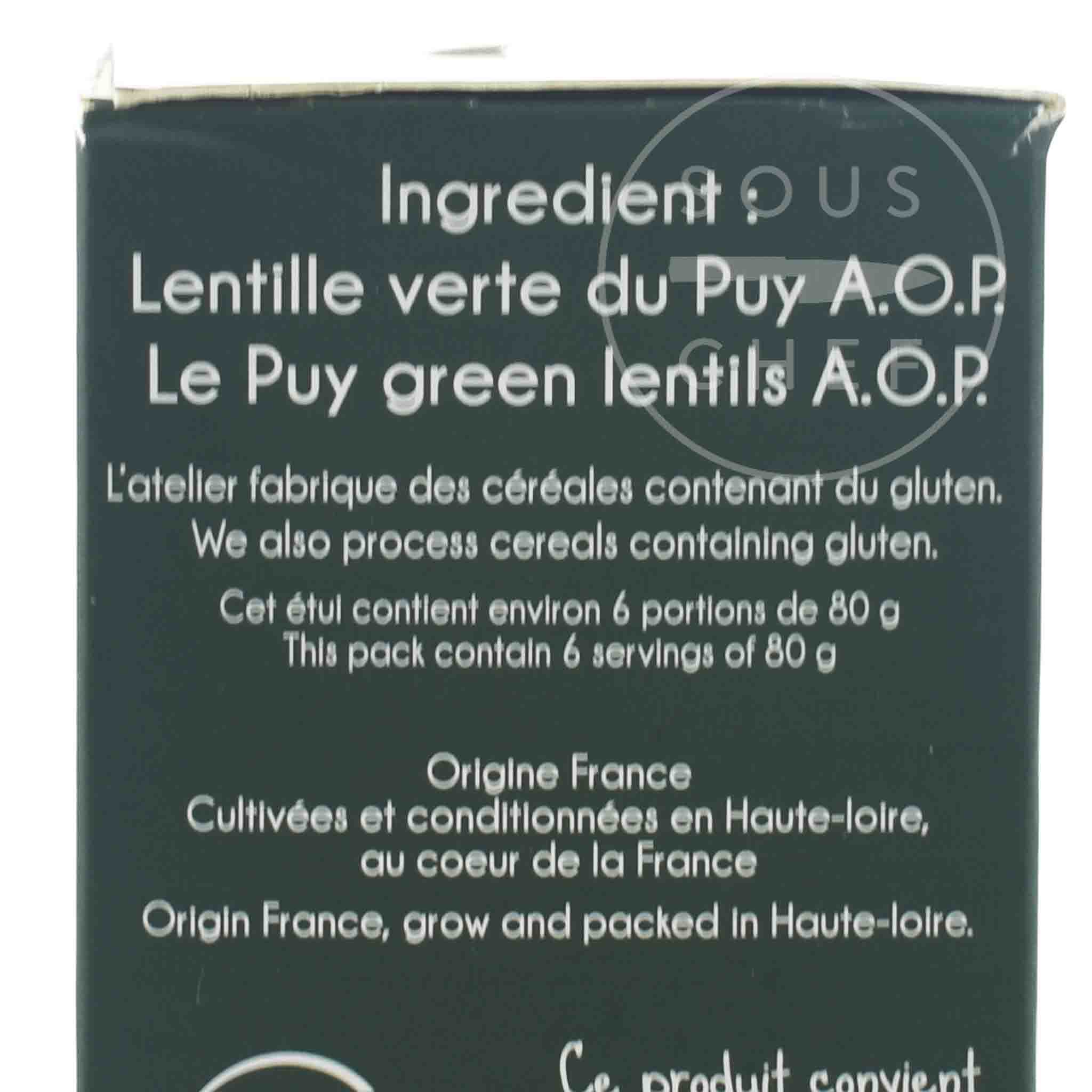 Sabarot AOP Green Puy Lentils, 500g - Image 2