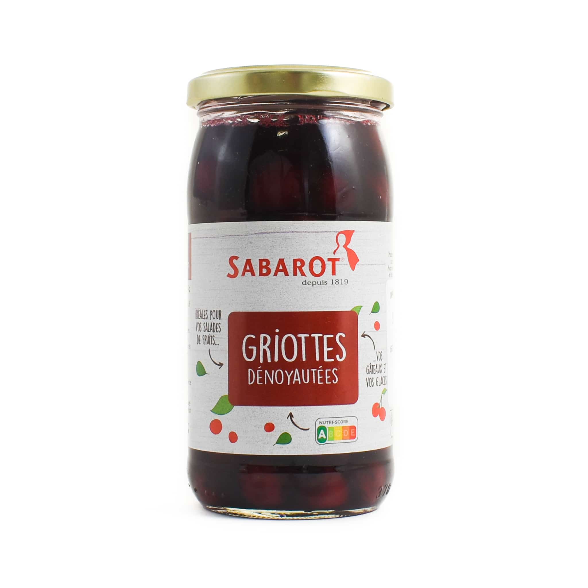 Sabarot Pitted Morello CherriesĀ (Griottes), 370ml