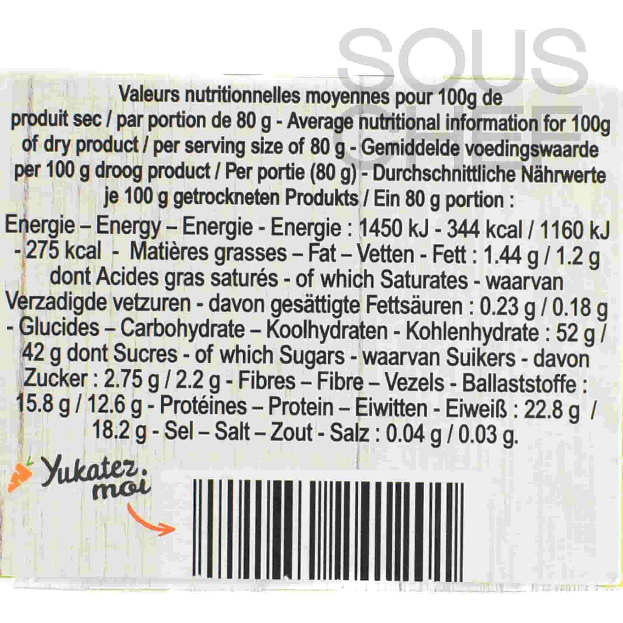 Sabarot Split Peas From France, 500g - Image 3