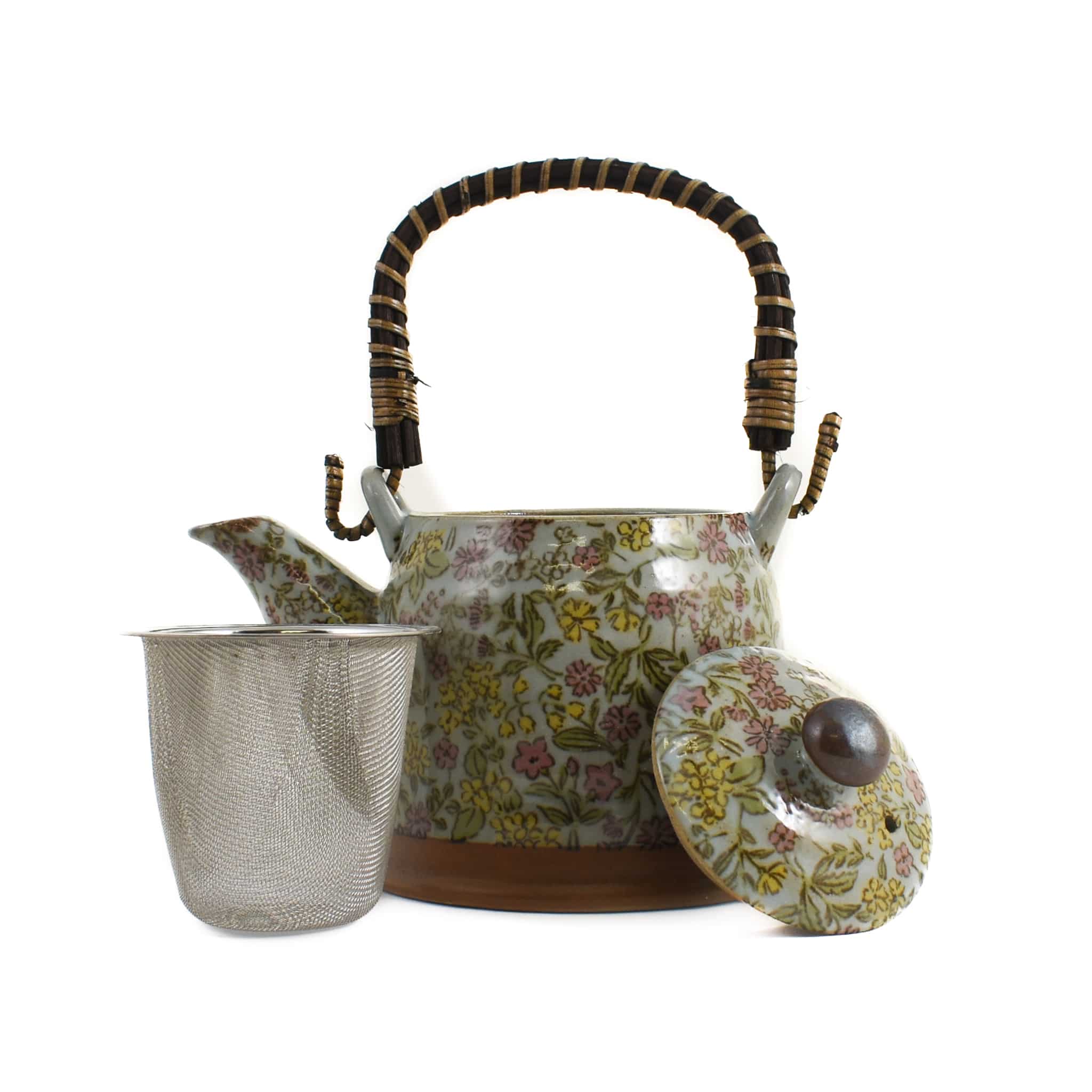 Saku Floral Japanese Teapot - Image 2