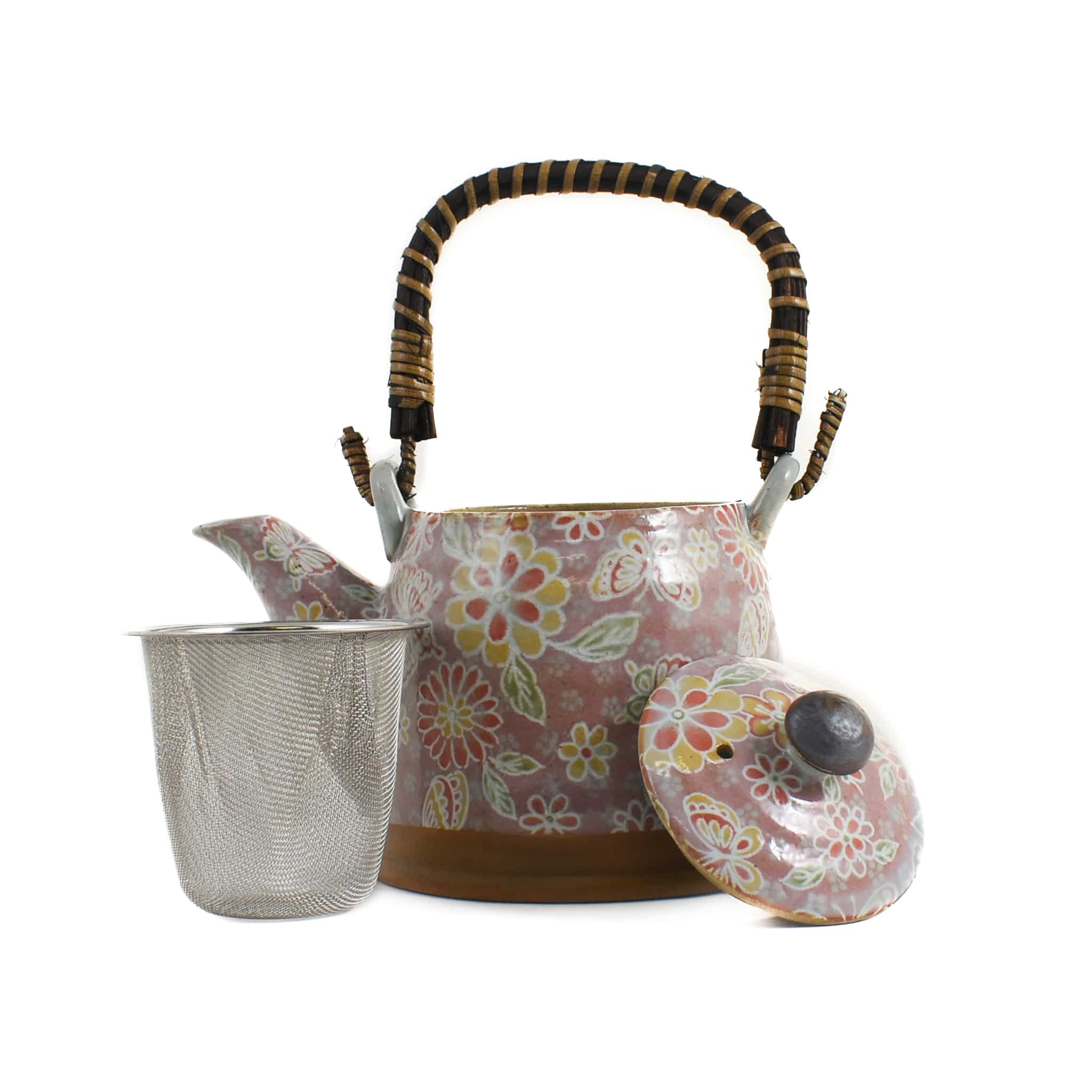 Saku Pink Japanese Teapot - Image 2