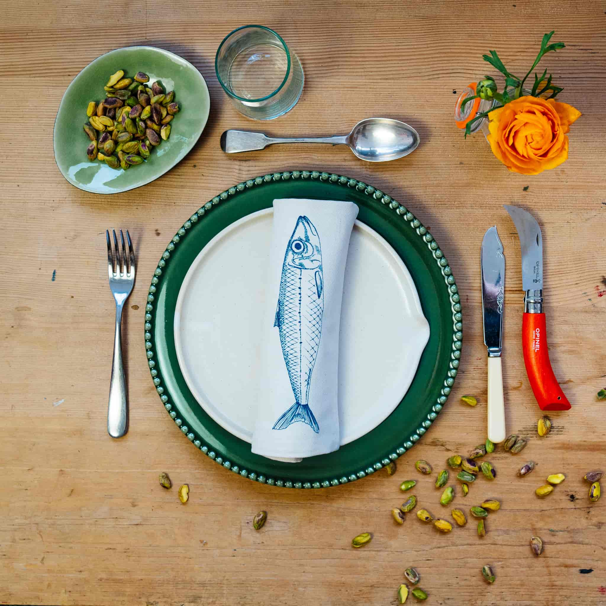 Lottie Day Sardine Design Napkins Box of 6 - Image 5