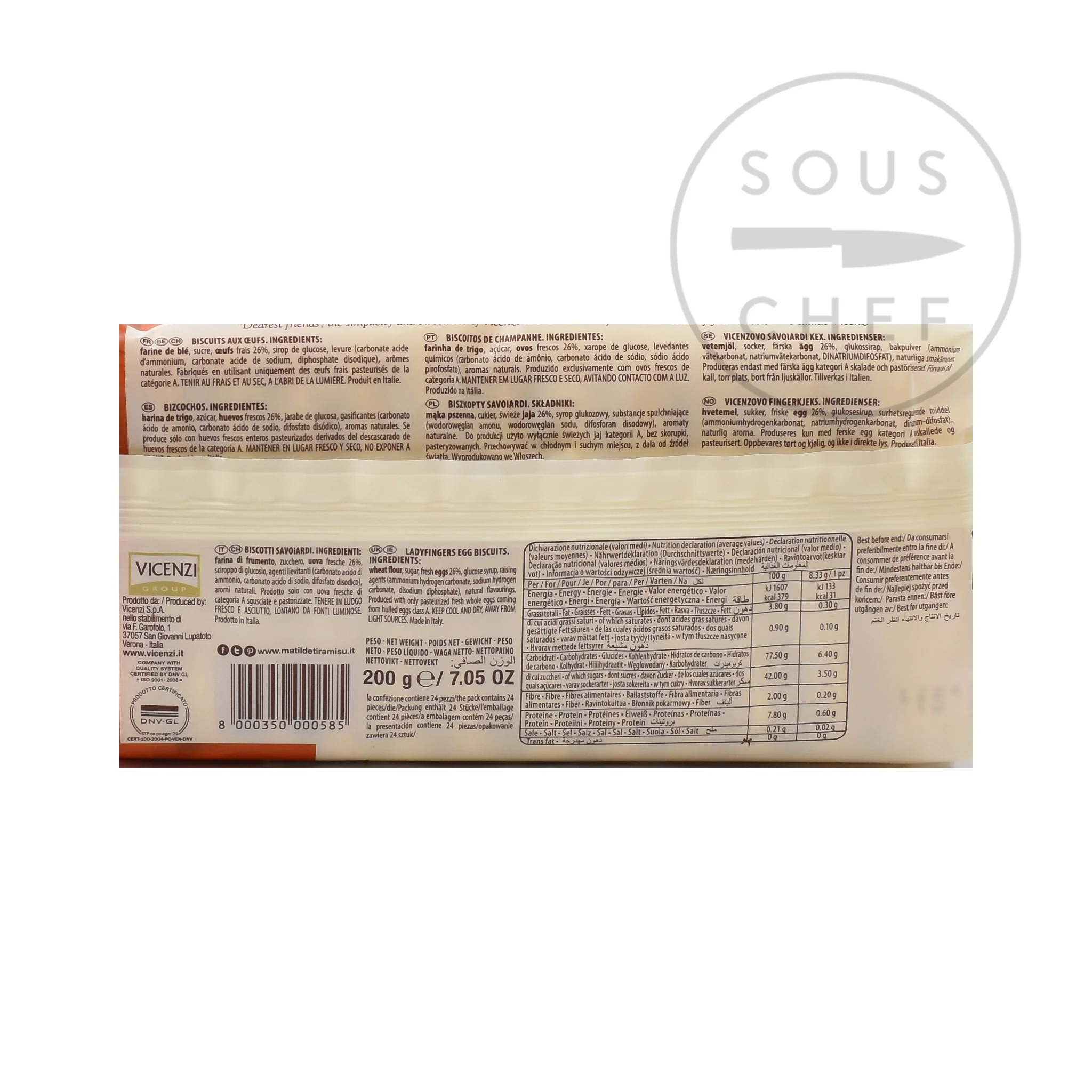 Savoiardi Lady Fingers, 200g - Image 3