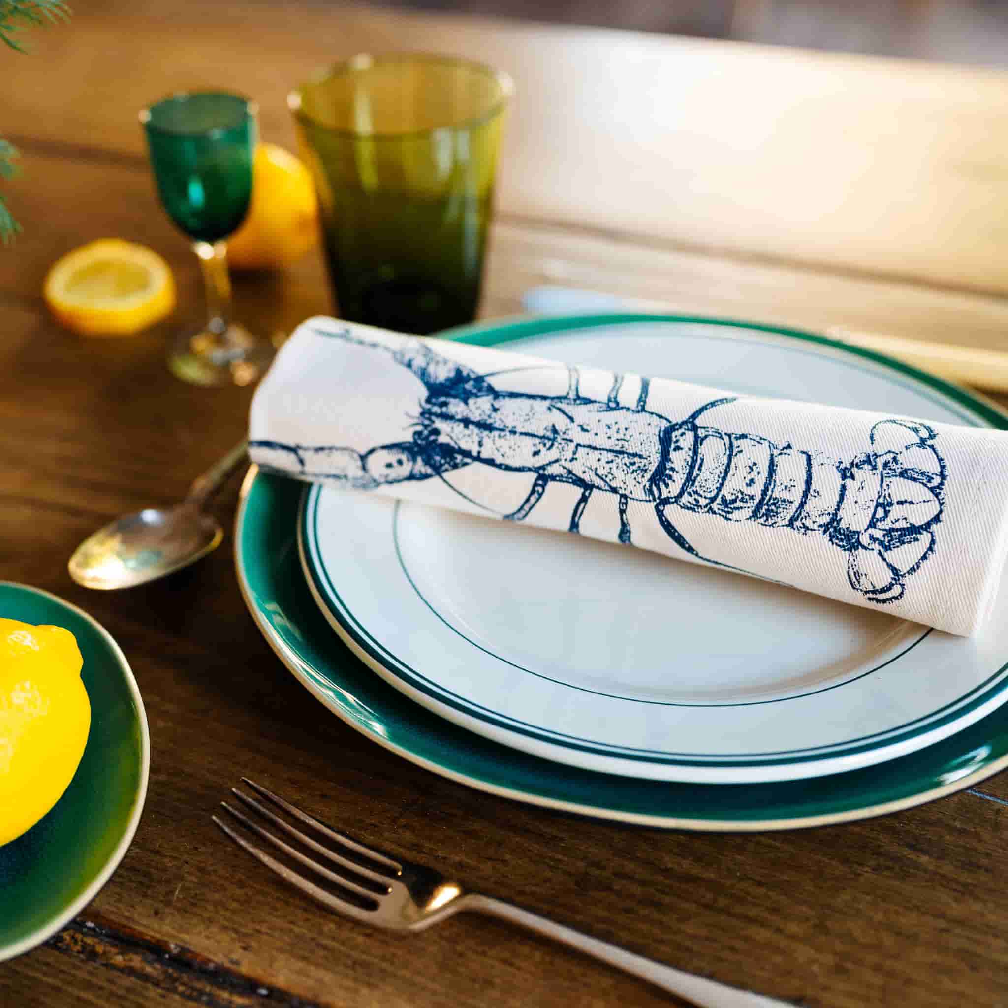 Lottie Day Seafood Design Napkins, Box of 6 - Image 3