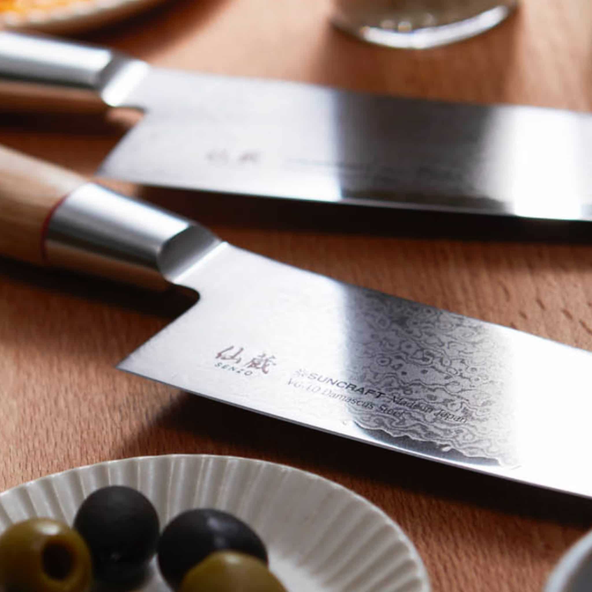 Senzo Twist Damascus Steel VG10 Core Gyuto Knife, 20cm - Image 2