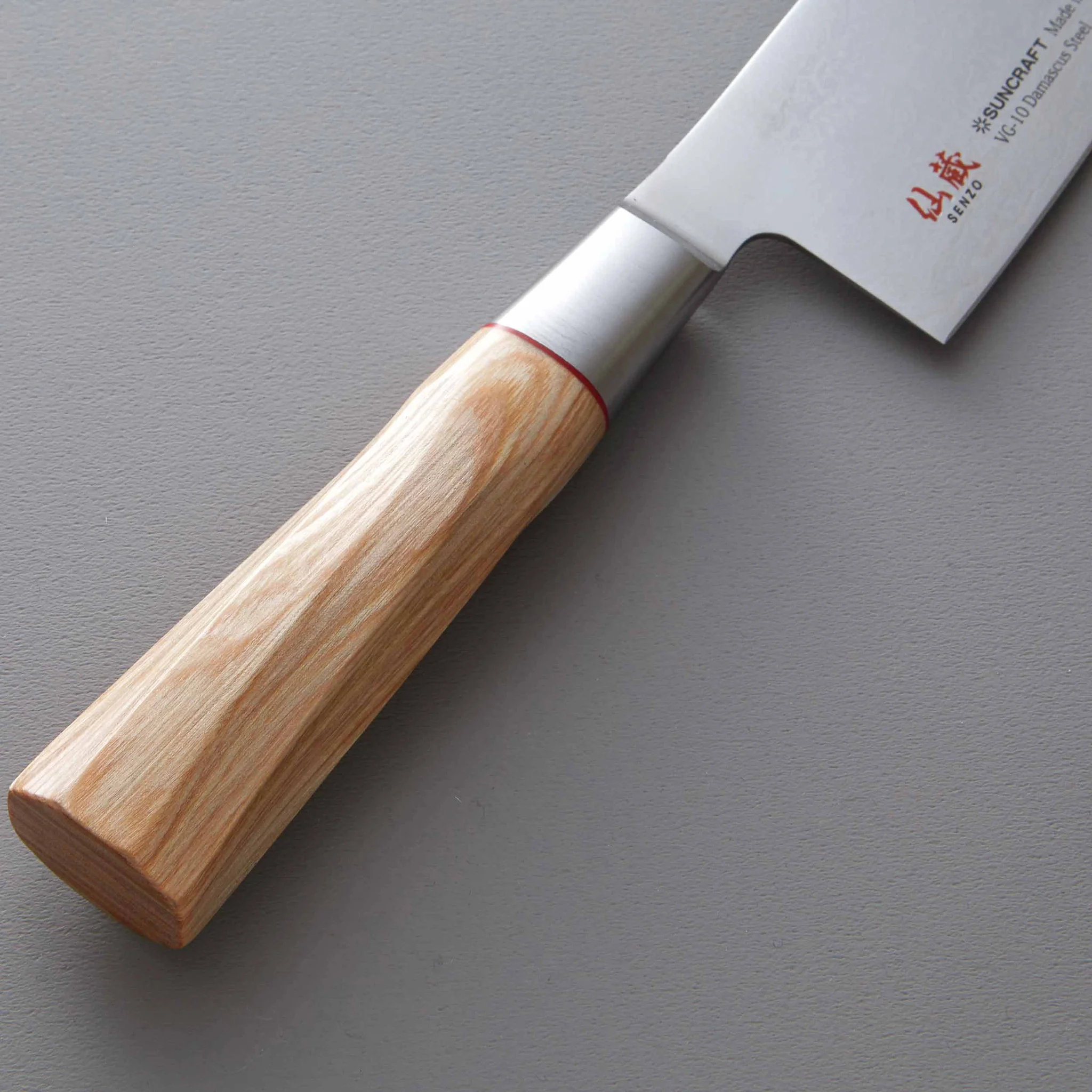 Senzo Twist Damascus Steel VG10 Core Santoku Knife, 16.7cm - Image 2