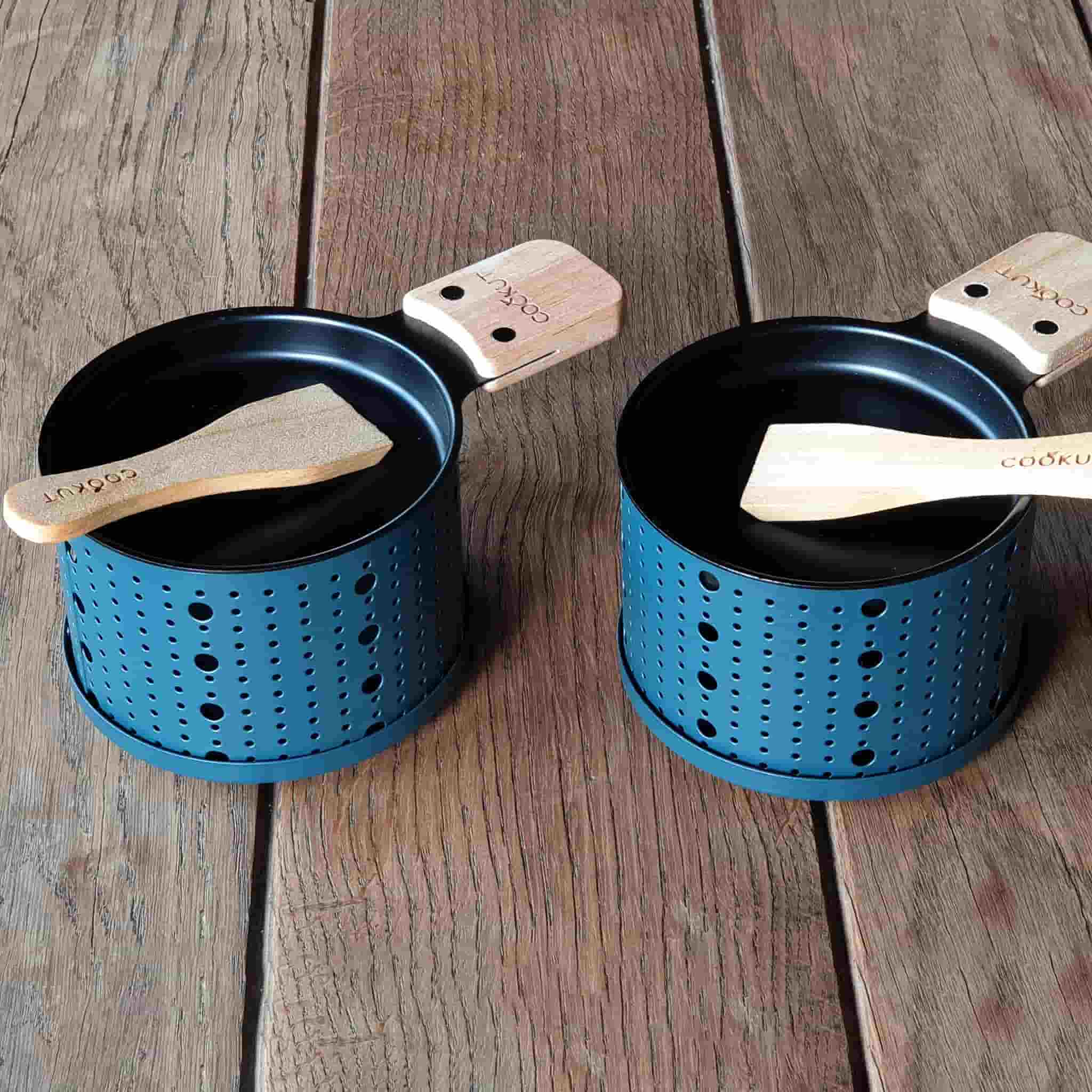 Set of 2 Cookut Raclettes, Blue - Image 4