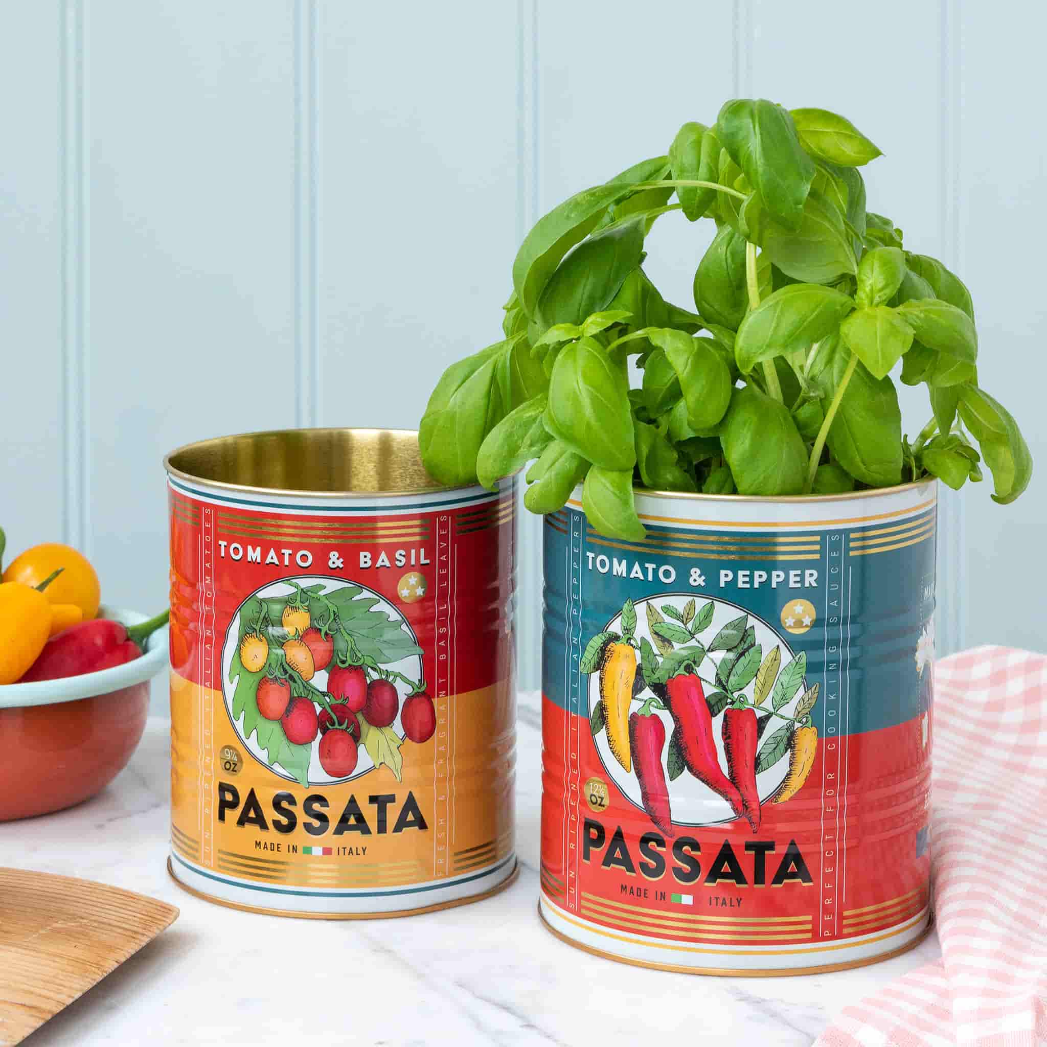 Set of 2 Tomato Passata Utensil Jars - Image 3