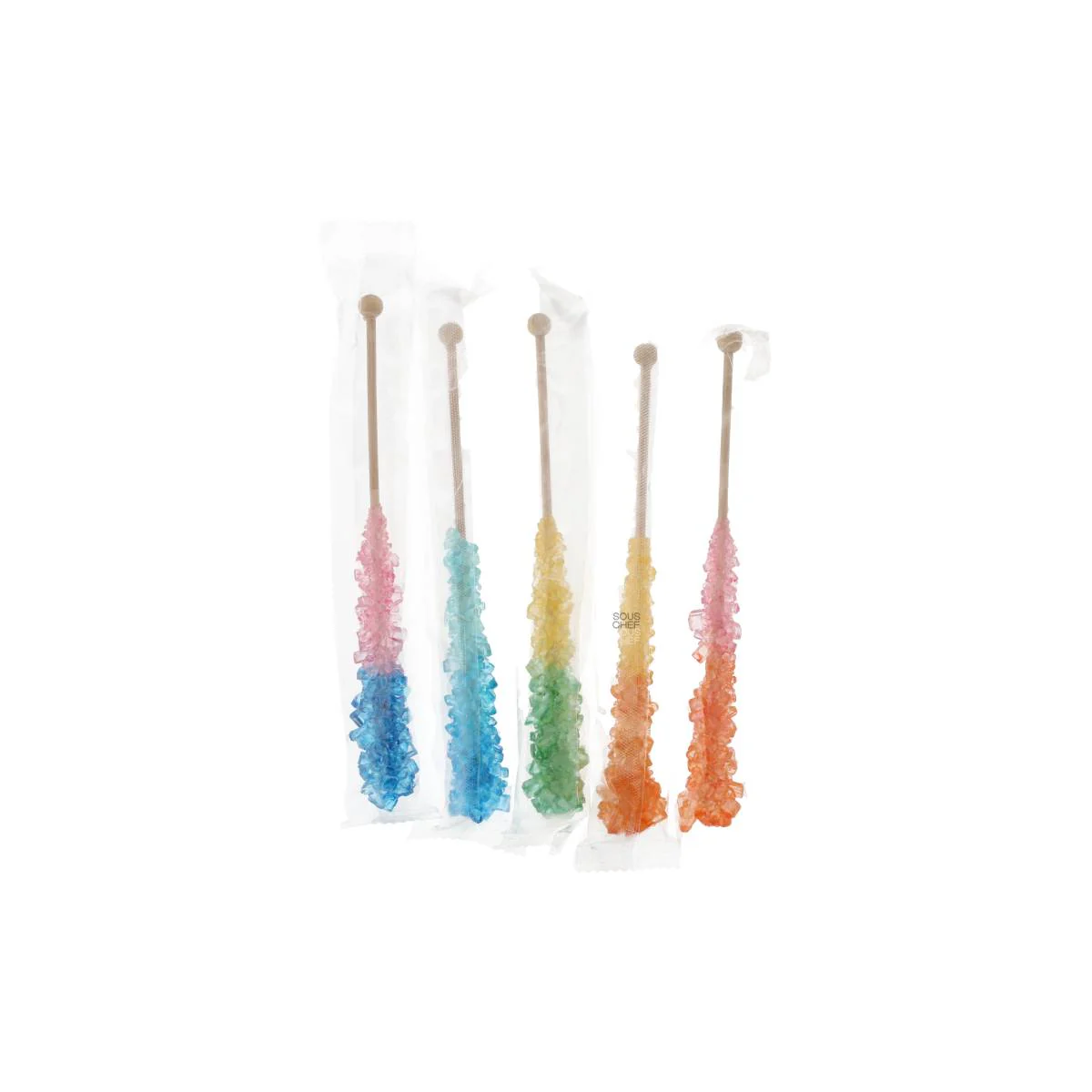 Set of 36 Two-Tone Rock Candy Sticks - Image 2