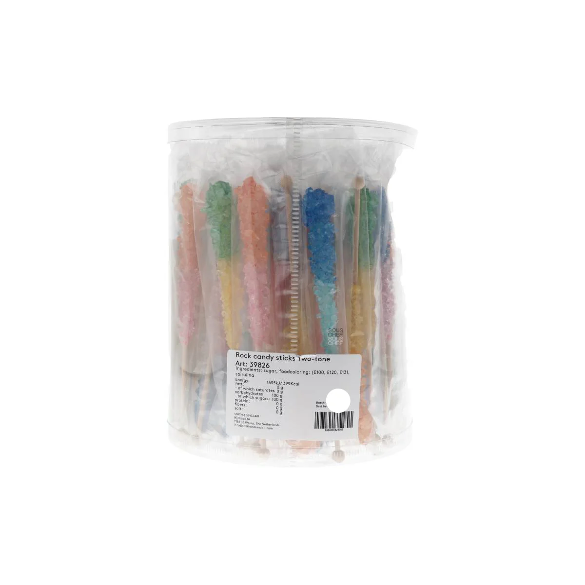 Set of 36 Two-Tone Rock Candy Sticks - Image 3