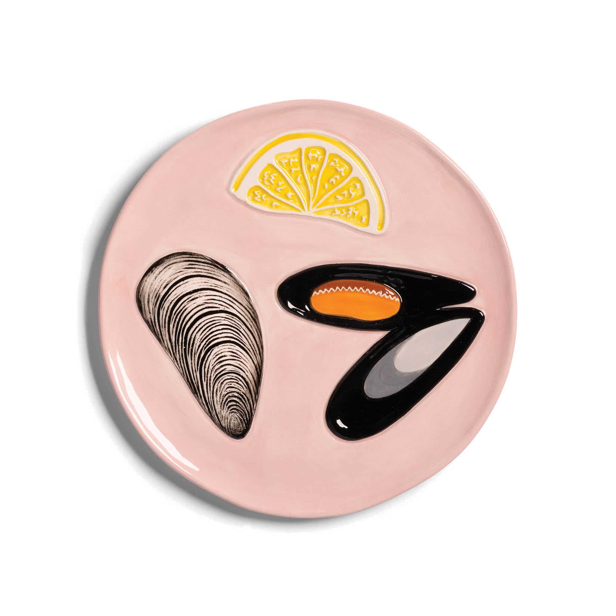 Set of 4 Assorted Seafood Side Plates, 16cm - Image 3
