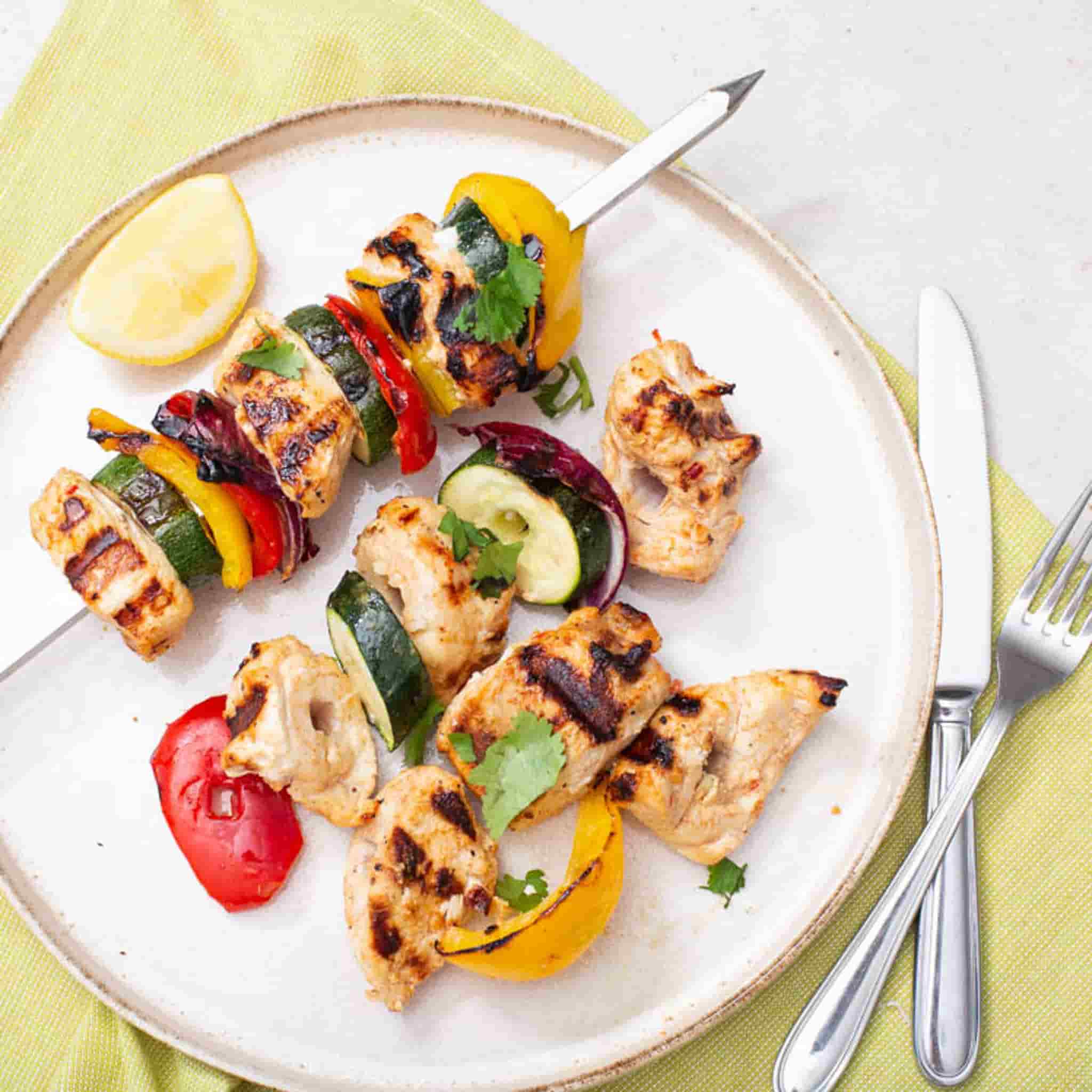 Set of 5 Heavy Duty Kebab BBQ Skewers, 53cm - Image 5
