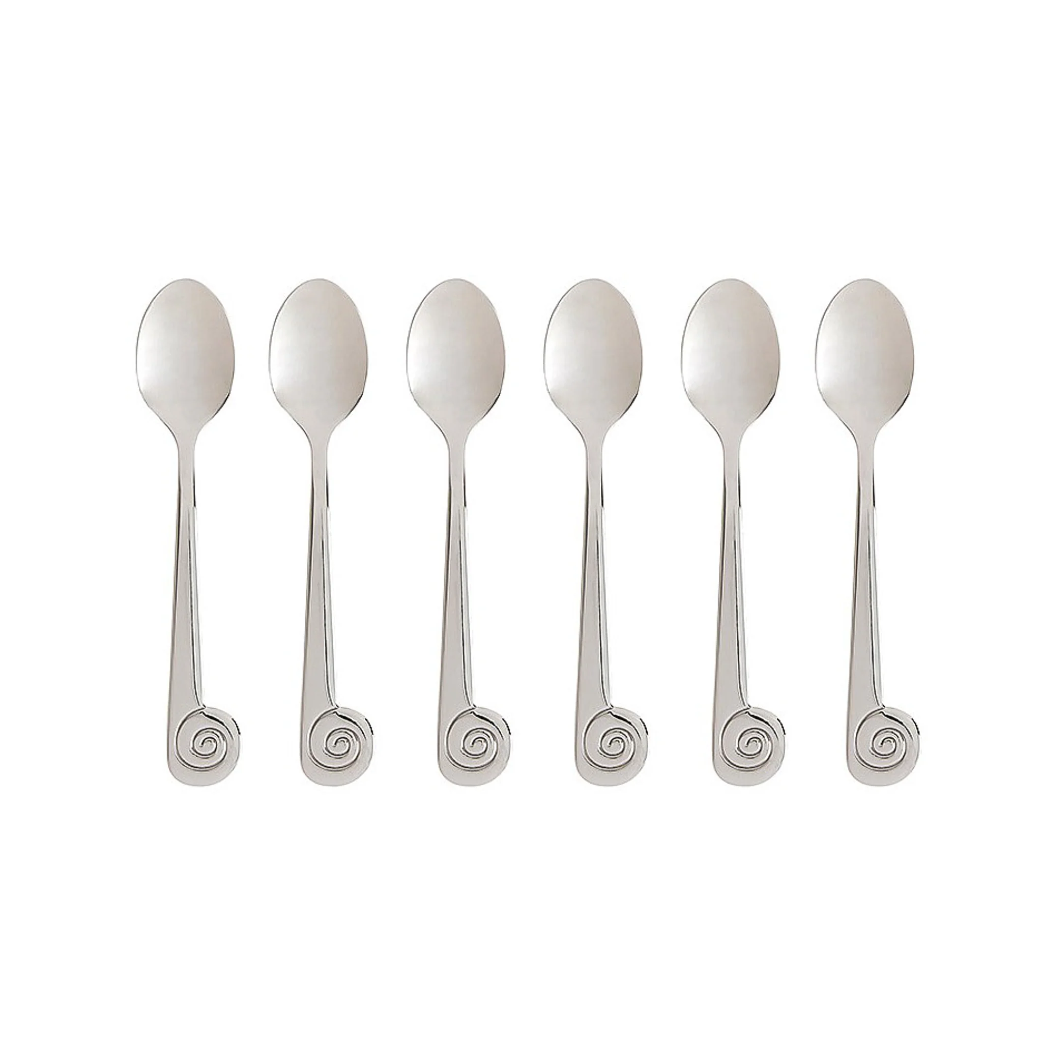 Set of 6 Maison Balzac L'Escargot Dessert Spoons
