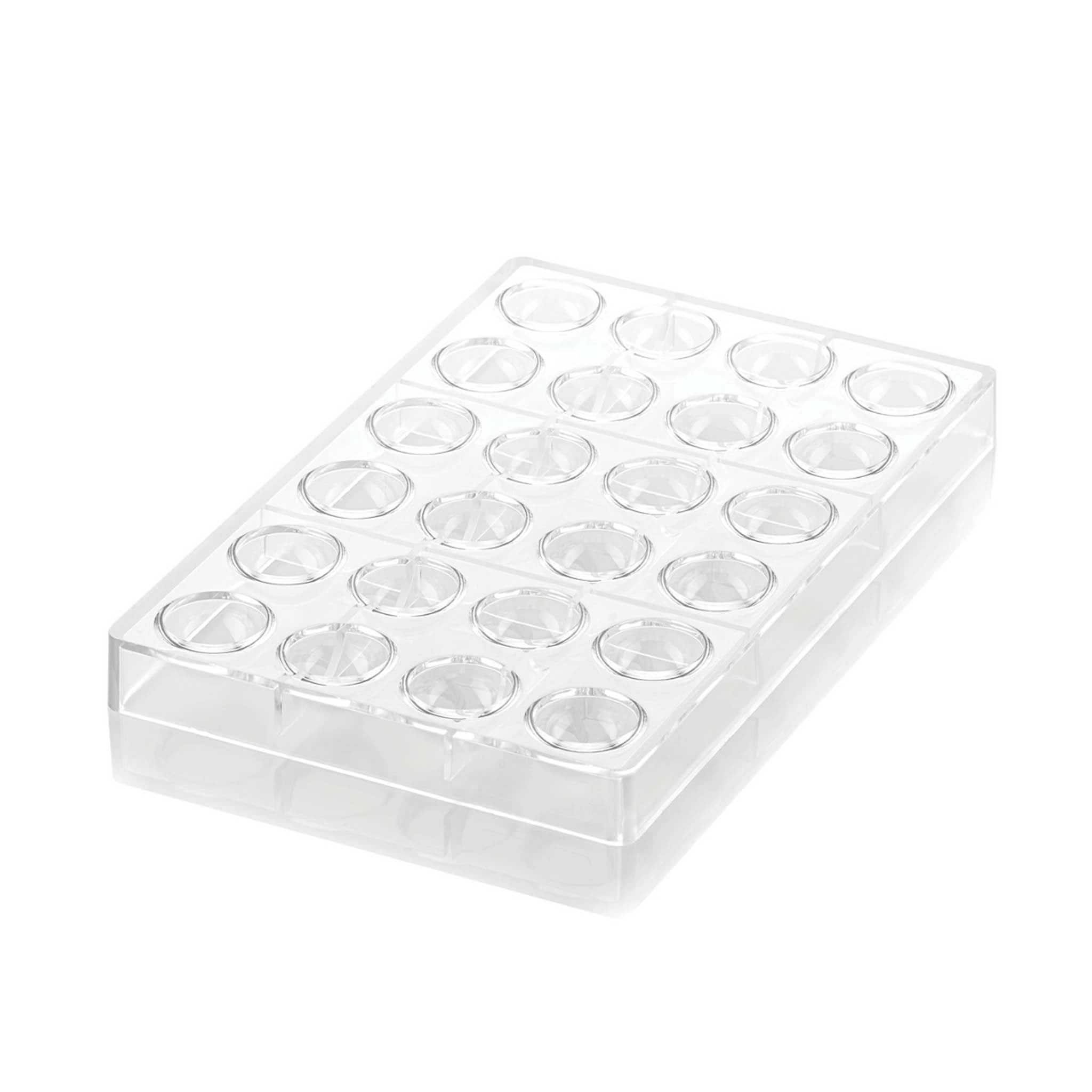 Silikomart Domed Tritan and Silicone Insert Chocolate Mould Set - Image 3