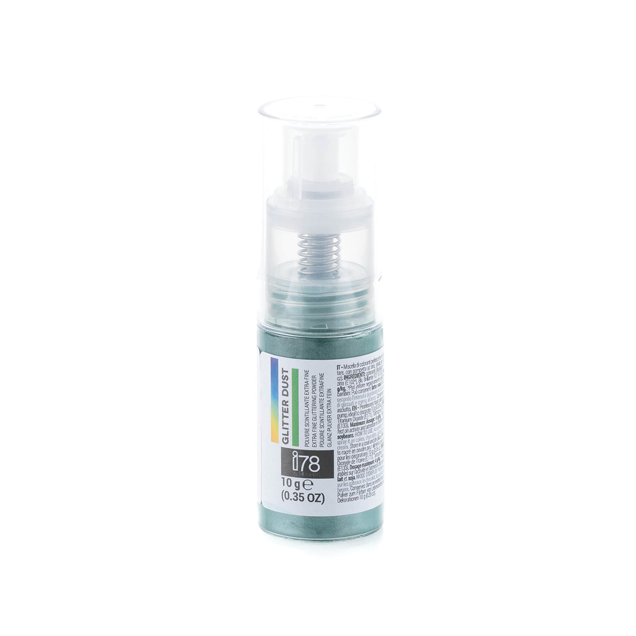 Silikomart Green Glitter Dust Spray, 10g