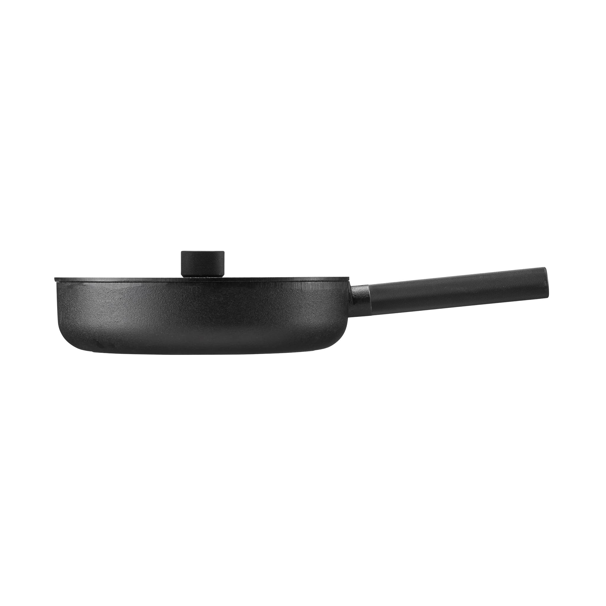 Skeppshult Noir Cast Iron Saute Pan with Lid, 28cm - Image 3