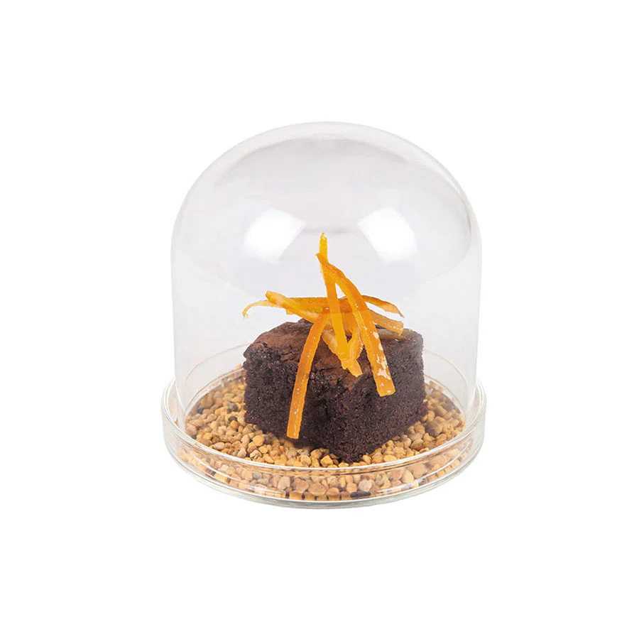 4x Small Domed Glass Cloche, 8cm dia - Image 2