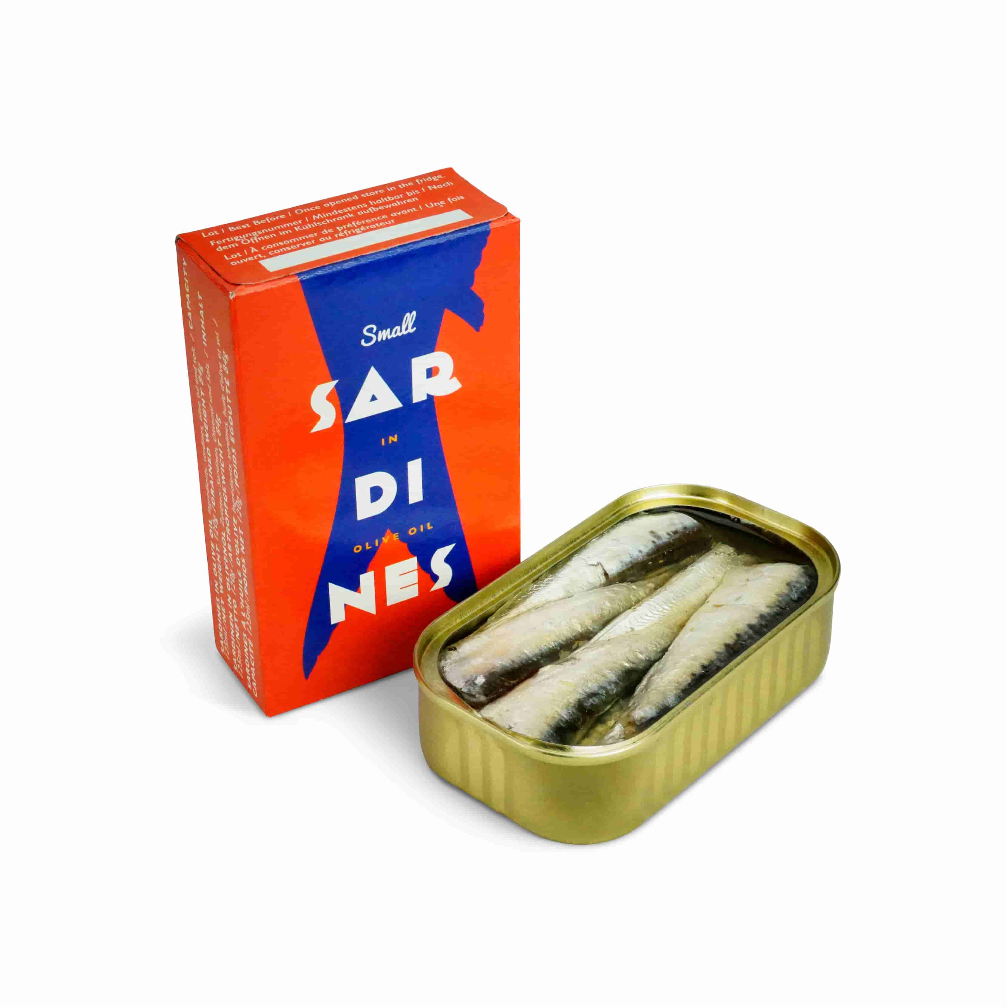 Small Sardines in Olive Oil, 115g - Image 2