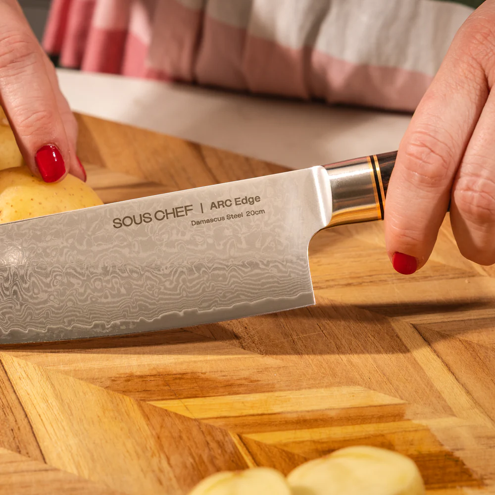 Sous Chef ARC Edge Damascus Steel Chef's Knife, 20cm - Image 8