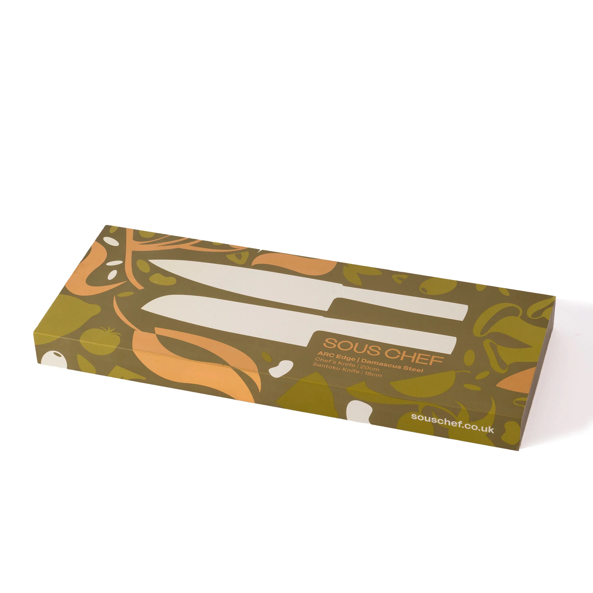 Sous Chef ARC Edge Damascus Steel Knife Duo - Image 11