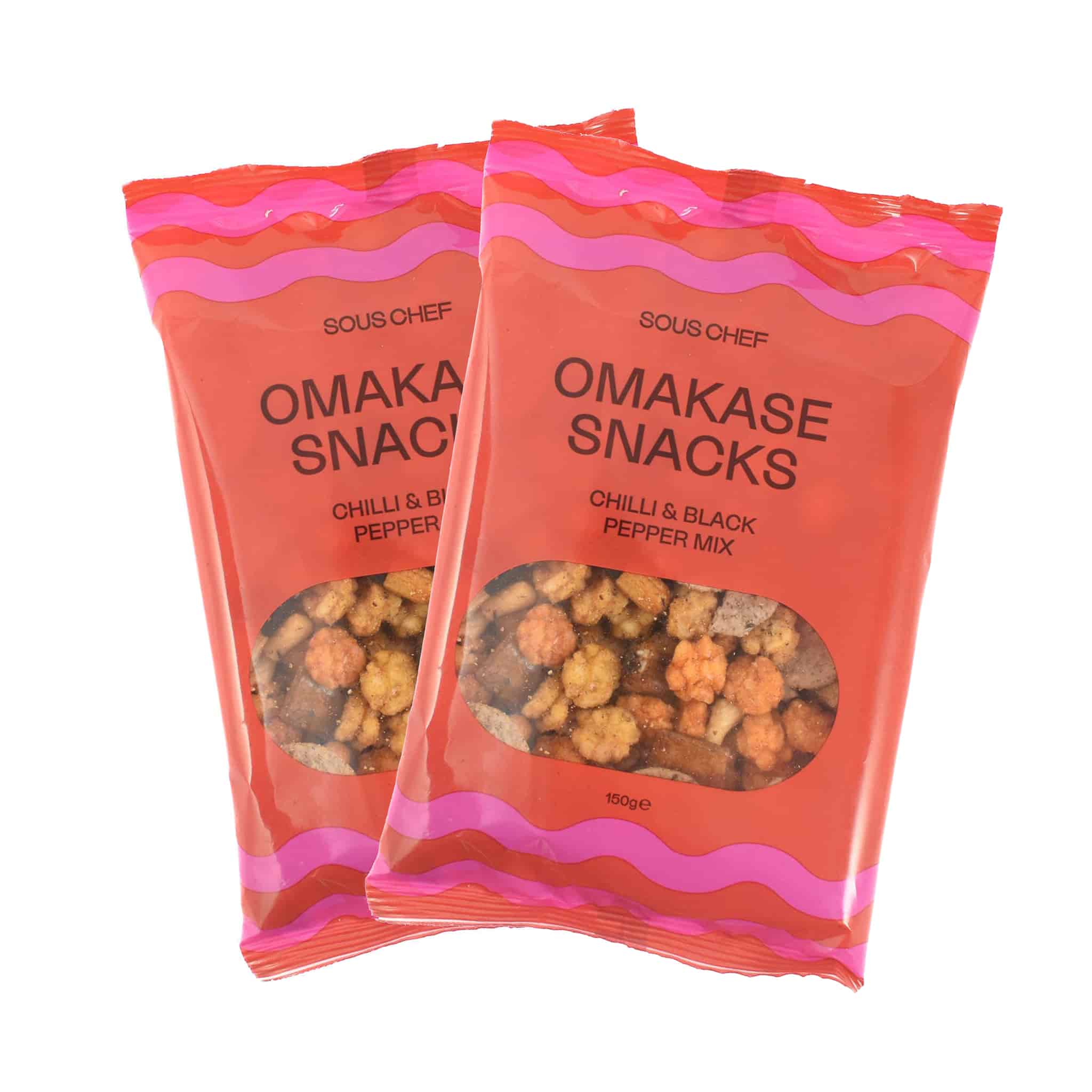 Sous Chef Omakase Snacks - Black Pepper & Chilli, 150g - Image 2
