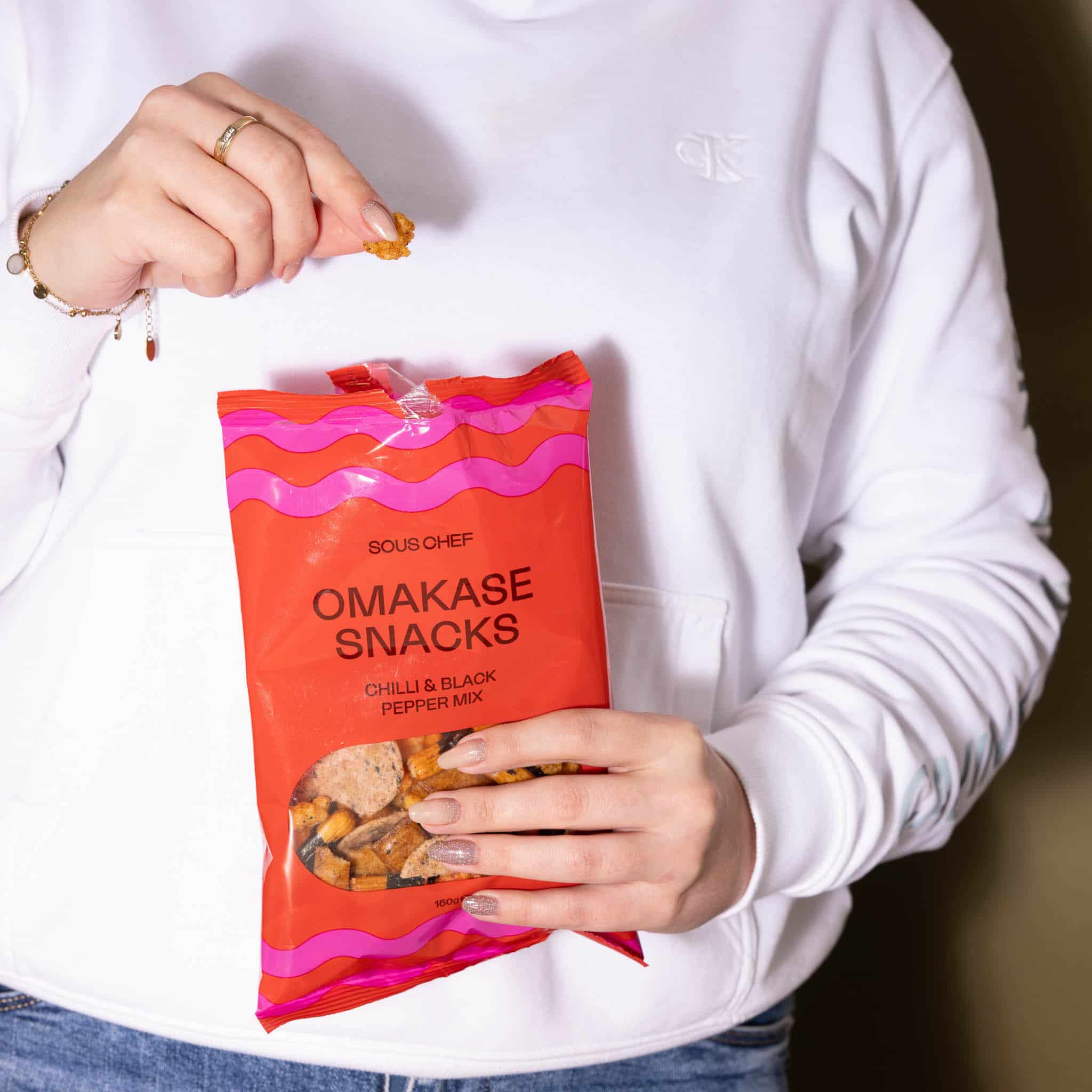 Sous Chef Omakase Snacks - Black Pepper & Chilli, 150g - Image 5